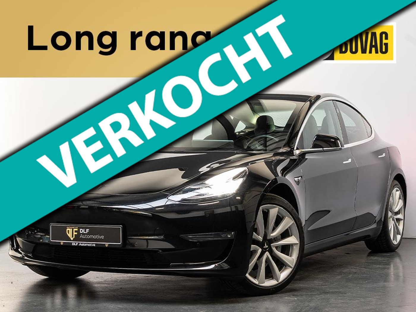 Tesla Model 3 Long Range AWD 75 kWh 2019 - voorkant