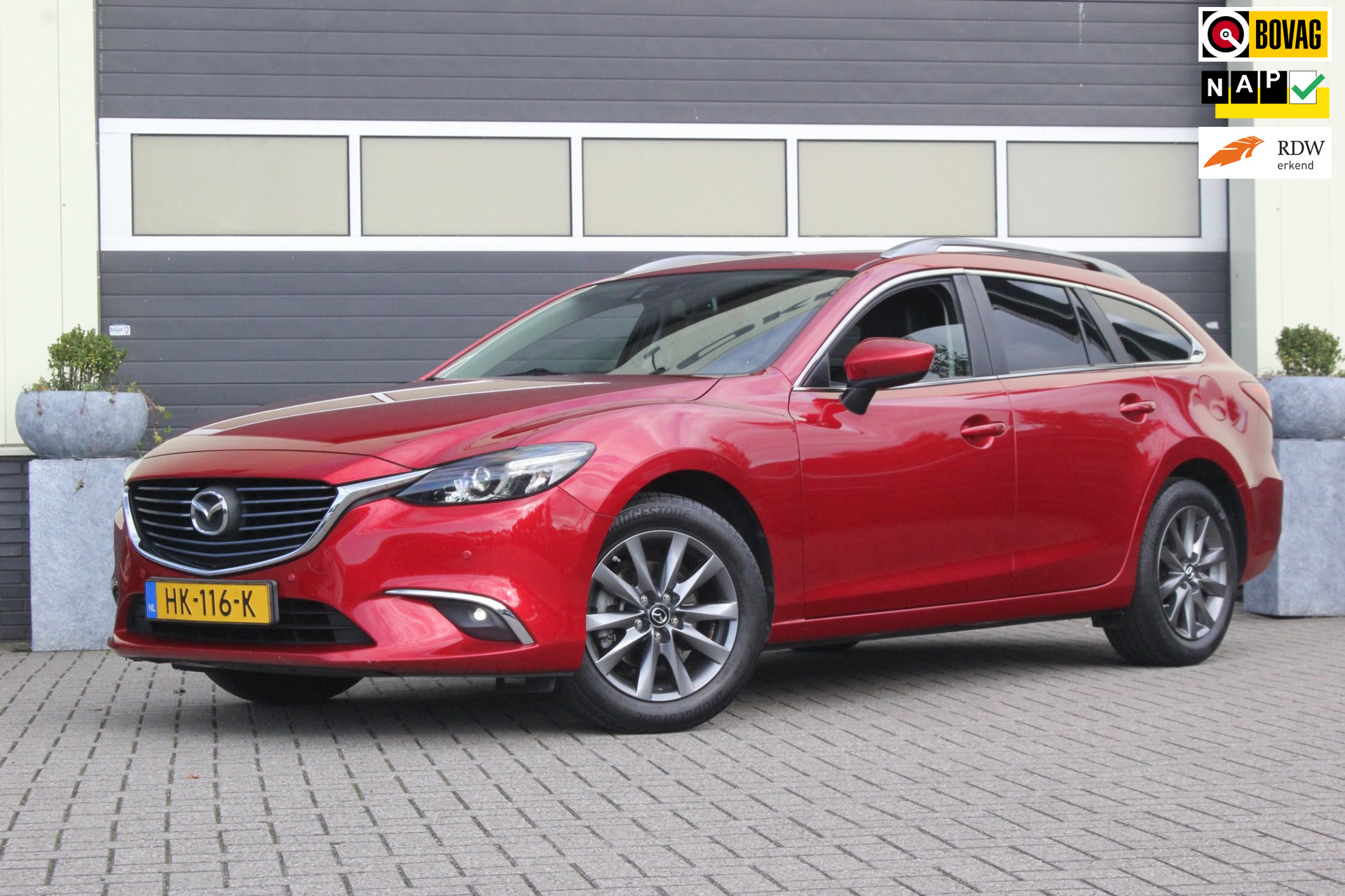 Mazda Mazda6 2.0 SkyActiv-G 165 Skylease GT | Leer | 2015 - voorkant