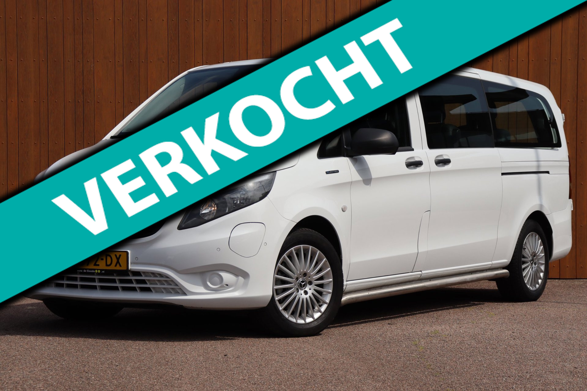 Mercedes-Benz Evito Tourer PRO L3 90 kWh 350km 9-persoons 37.967,ex. l-vloerrail el.schuifdeuren snelladen leer+vw 2021 - voorkant