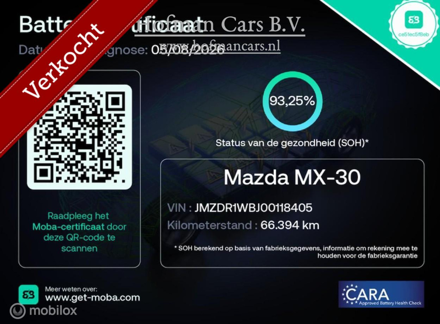 Foto van Mazda Mazda Mx-30