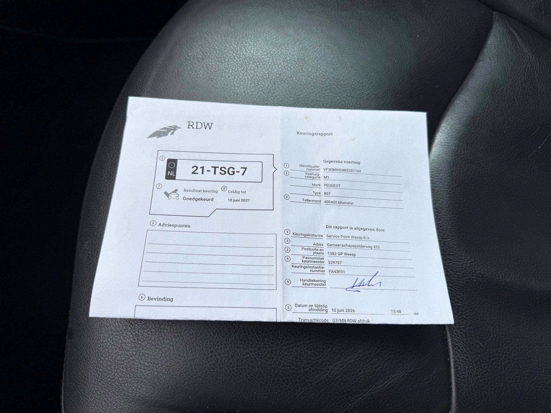 Foto van Peugeot 807