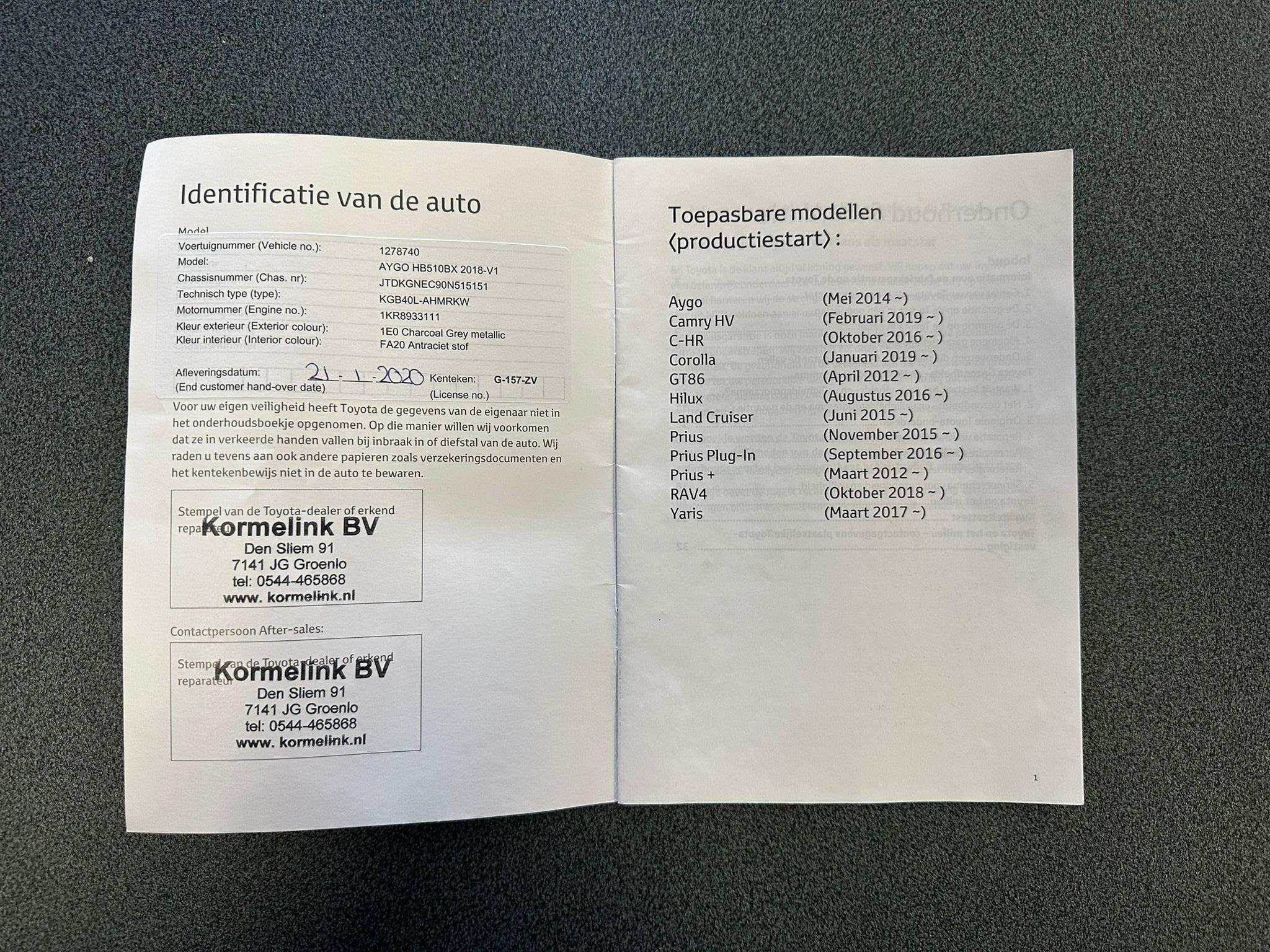 Foto van Toyota Toyota Aygo