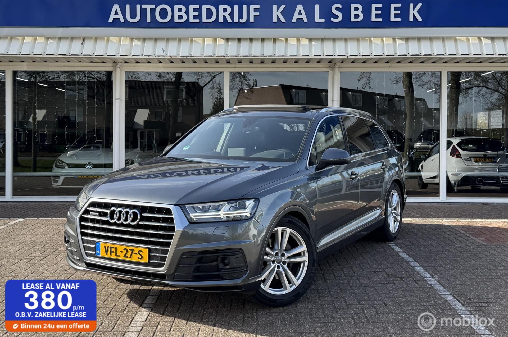 Audi Q7 3.0 TDI quattro|Grijskenteken|Pano|Lane|Camera|Trekhaak|Luchtvering| 2016 - voorkant