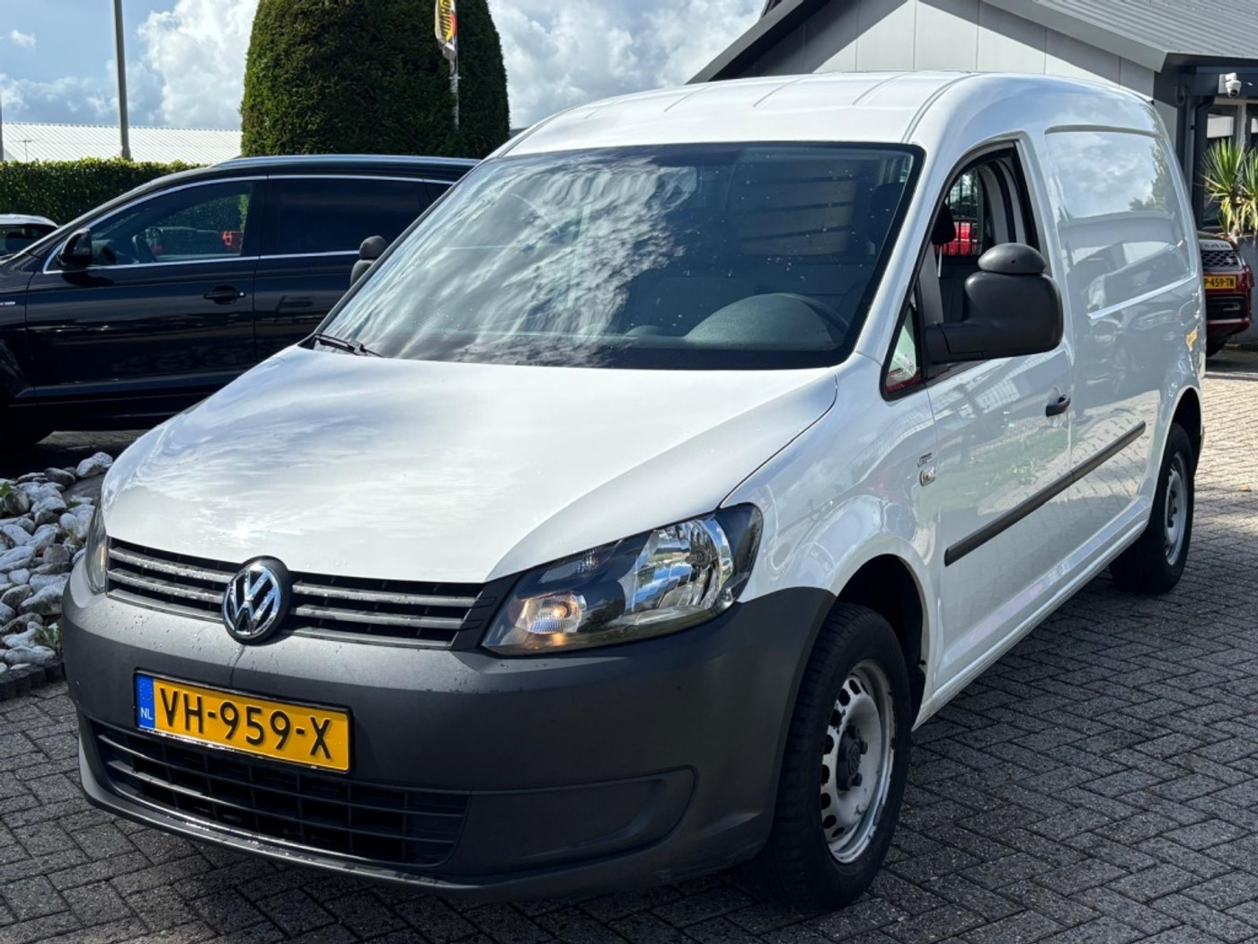 Volkswagen Caddy 1.6 TDI Maxi Lang 2014 Schuifdeur Wit MARGE 2014 - voorkant