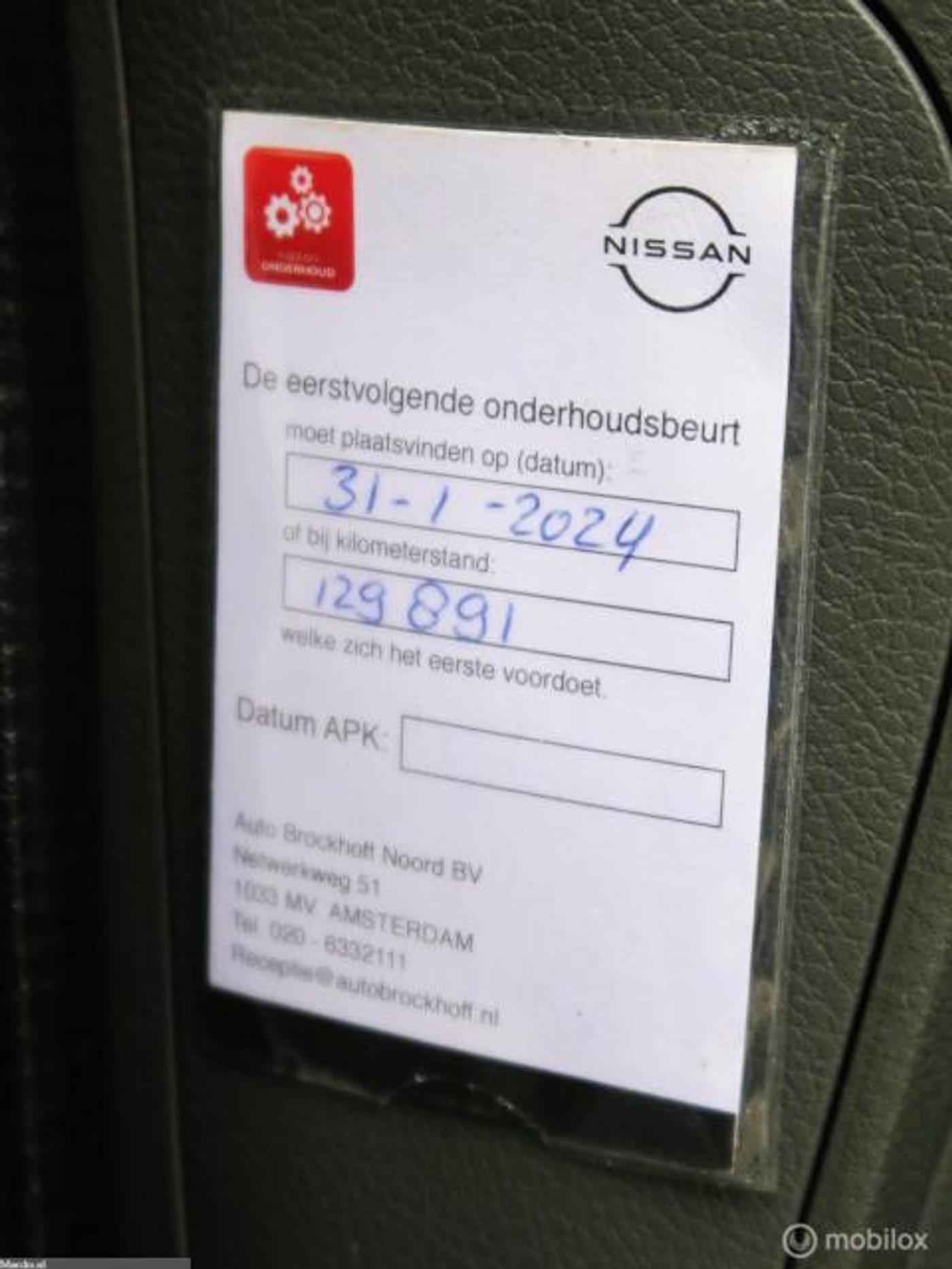Foto van Nissan Nissan E-nv200