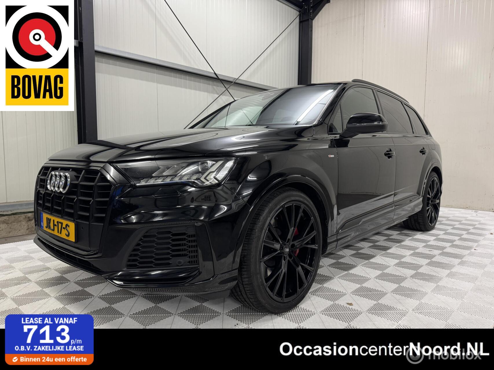 Audi Q7 60 TFSI E 60 TFSI Quattro S-Line | 22 inch | Trekhaak | 456PK 2020 - voorkant