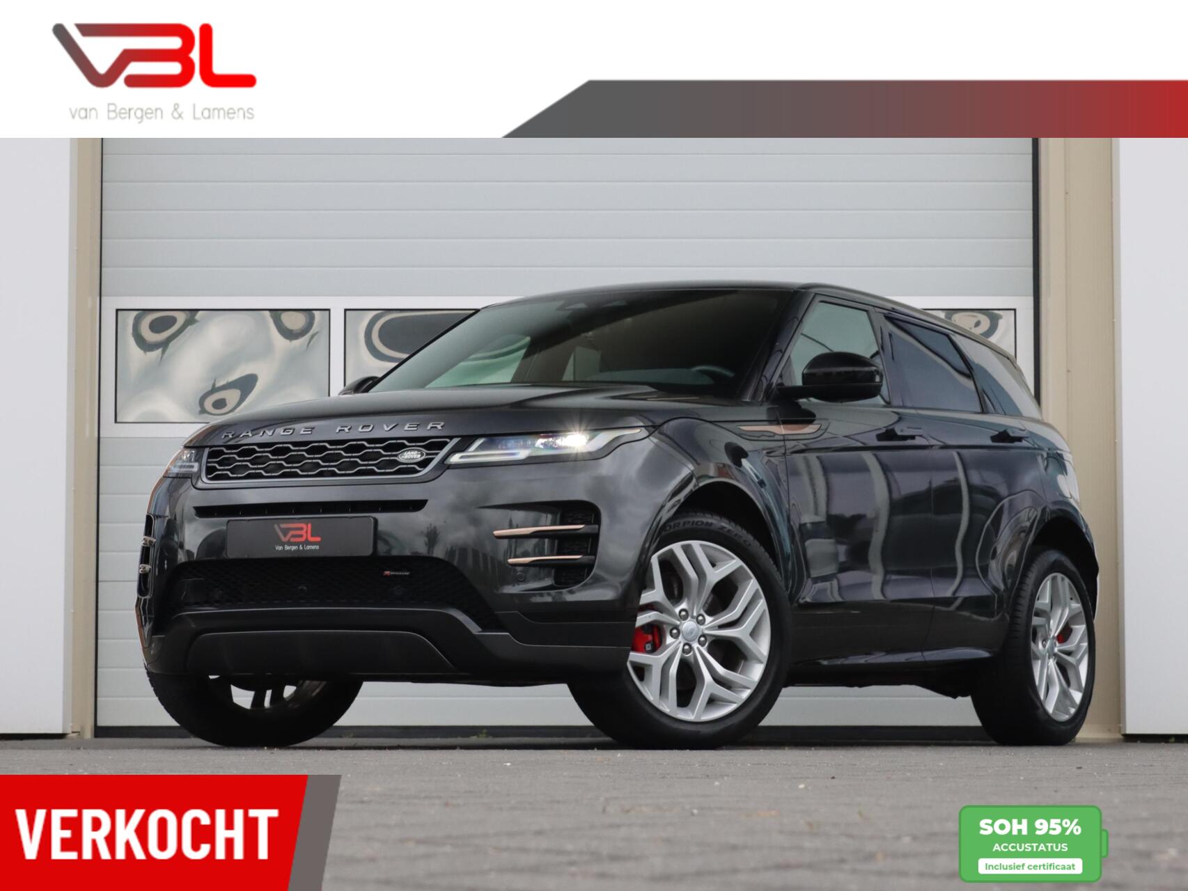 Land Rover Range Rover Evoque 1.5 P300e AWD R-Dynamic SE | SOH 95% 2022 - voorkant
