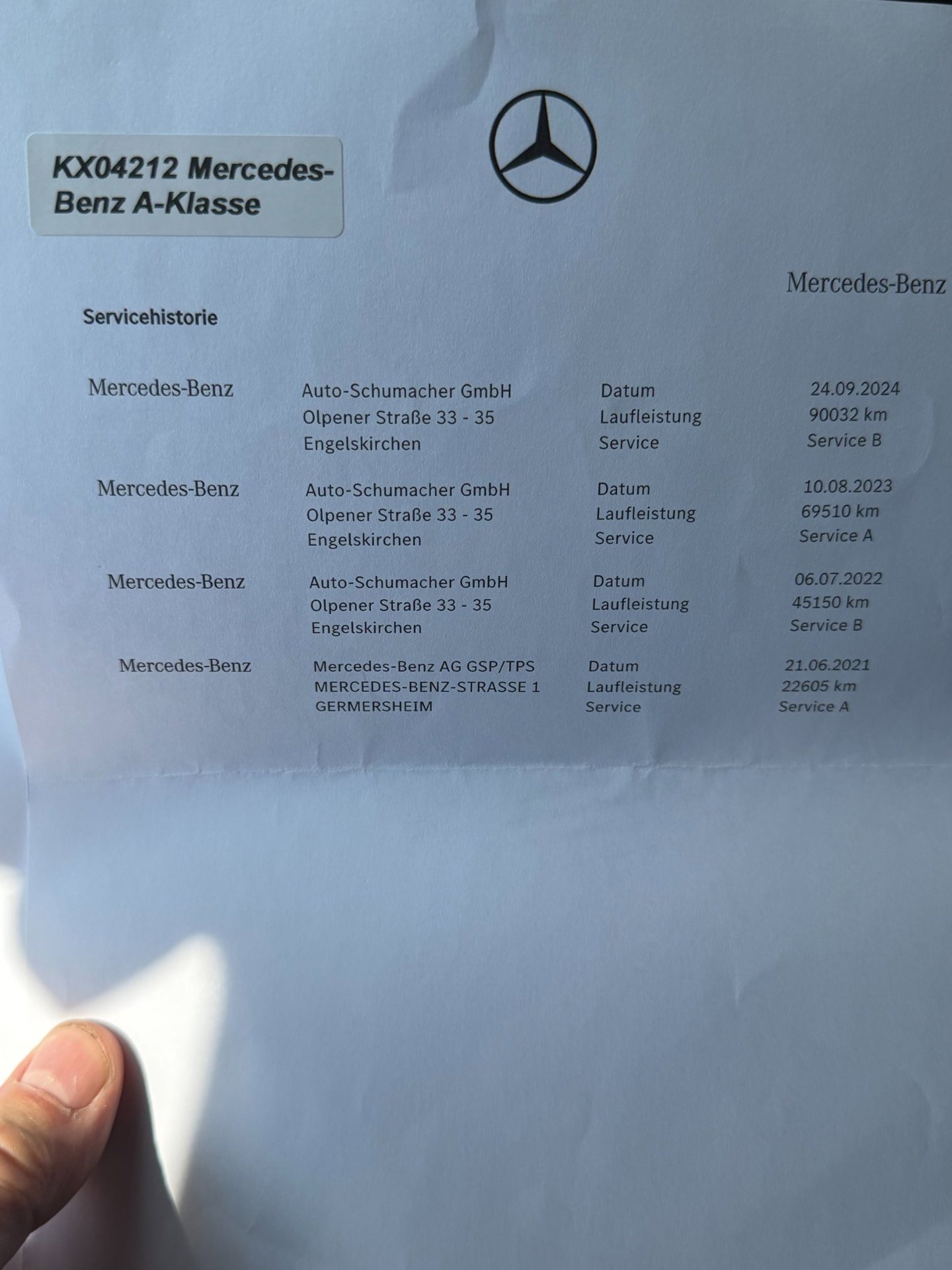 Foto van Mercedes-Benz A-klasse