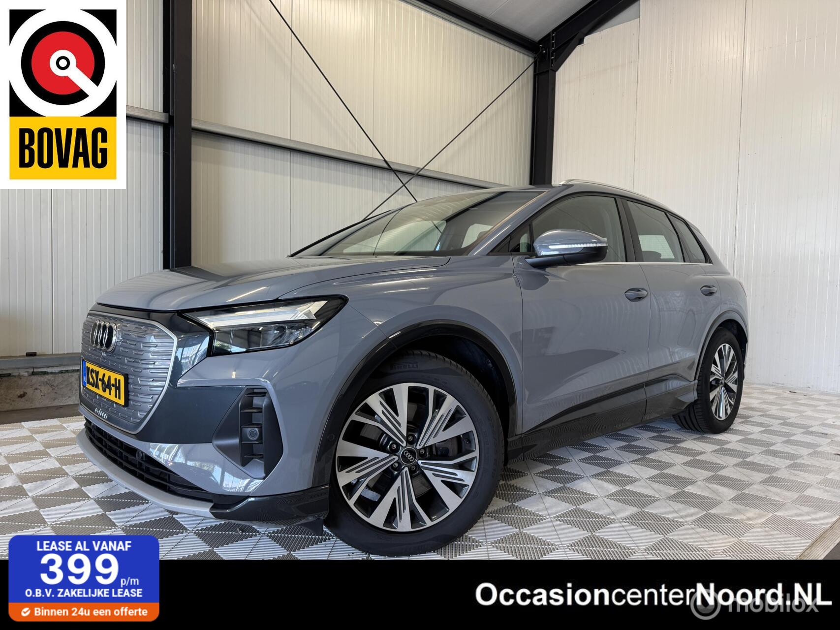 Audi Q4 E-tron 45 quattro S Edition 82 kWh | Leer | SOH 92% 2023 - voorkant