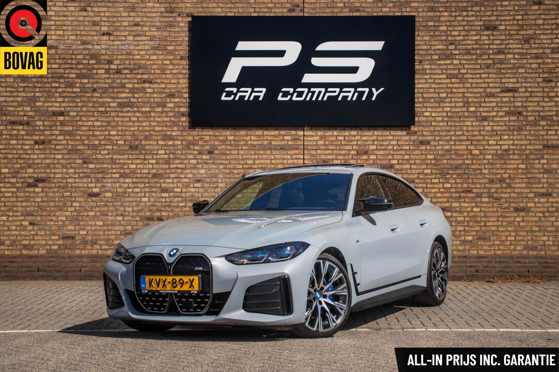 BMW I4 M50 High Executive 84 kWh, SOH 95%, Pano, Leder,Laser 2022 - voorkant