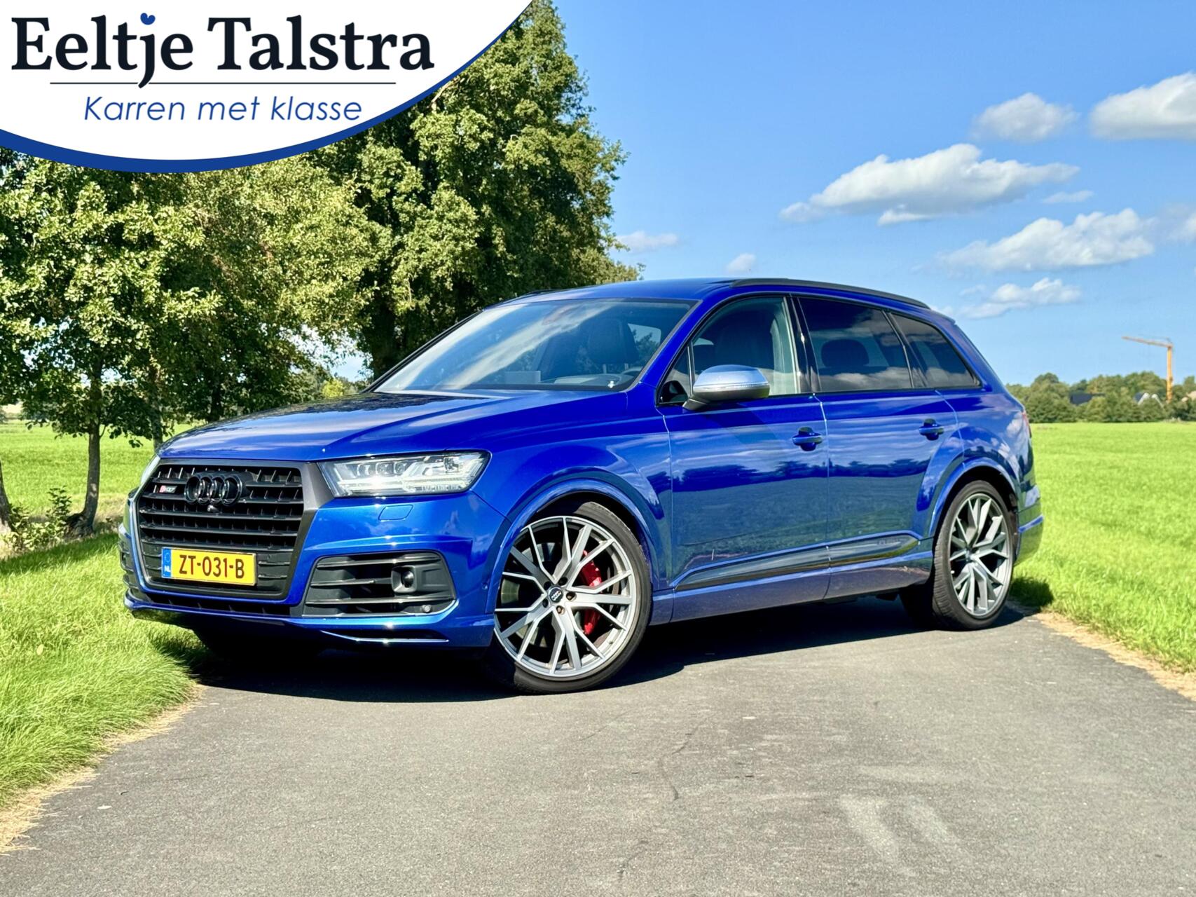 Audi Sq7 4.0 TDI 435|7-zitter|B&O adv|Pano|Rolstabilisator|Volleder| 22” | HUD | Night Vision |Absoluut vol! 2017 - voorkant