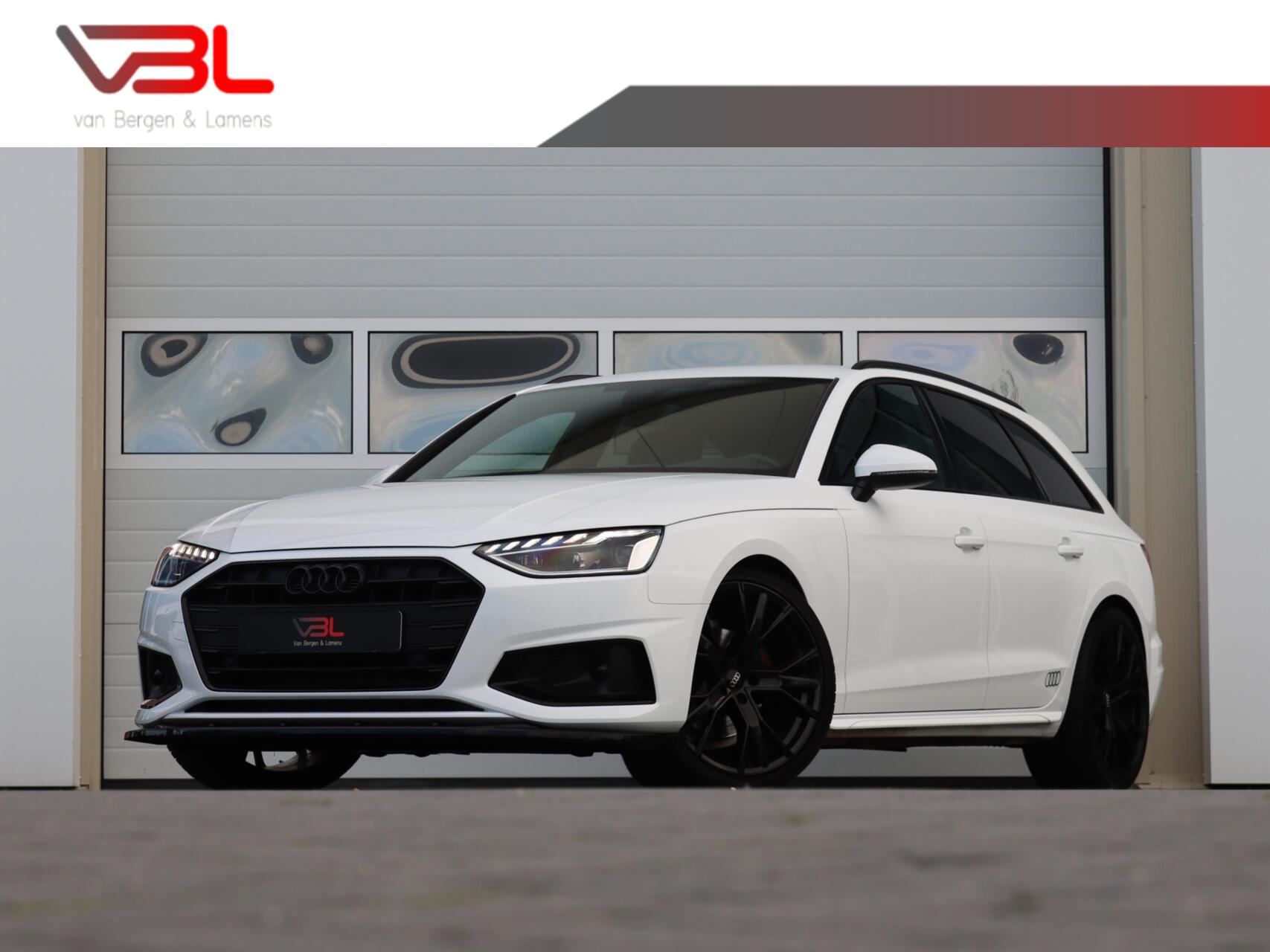 Audi A4 35 TFSI S edition | Zwart Optiek | 20inch velgen 2021 - voorkant