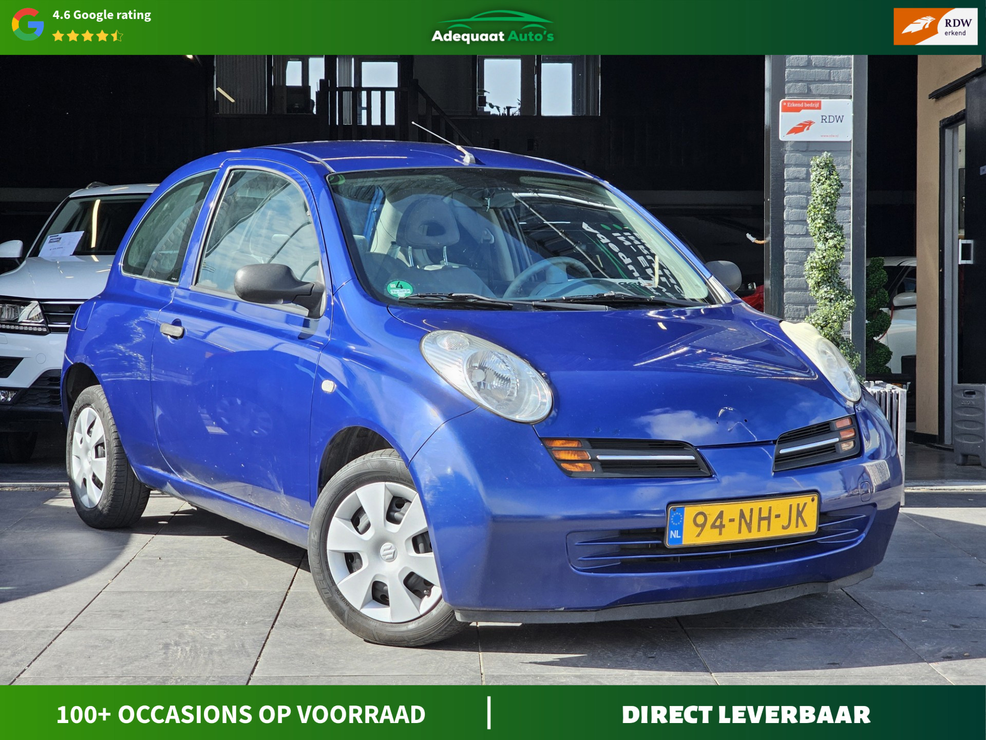 Nissan Nissan Micra 1.2 Visia|2e eig|Airco|El.Ramen|NAP|APK 2003 - voorkant