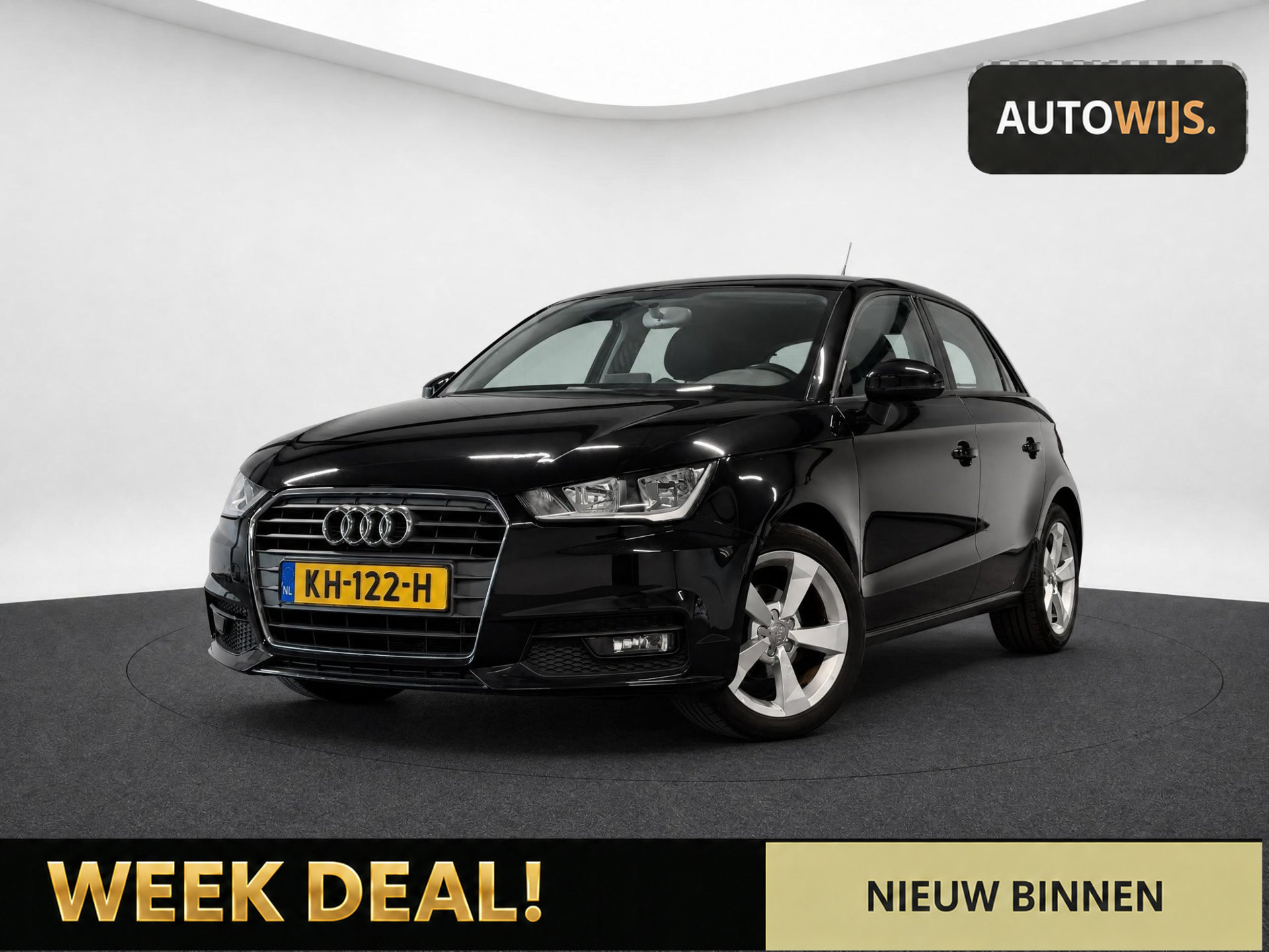 Audi A1 Sportback 1.0 TFSI Sport|95PK|5-DEU|NAVI|NL AUTO|APK 2-2027 2016 - voorkant