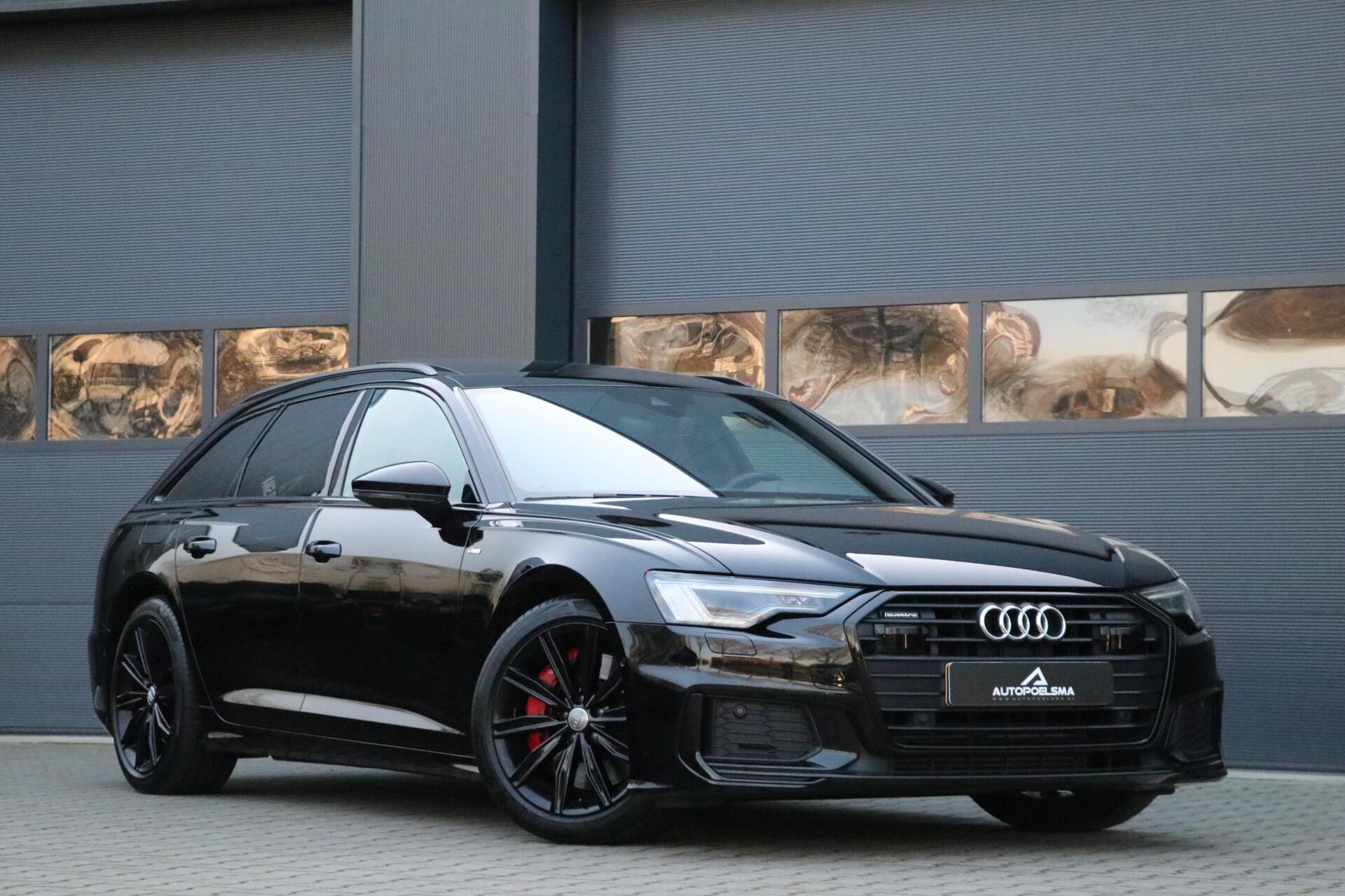 Audi A6 Avant 55 TFSI E 55 TFSI e quattro Competition AdaptiveCruise Panodak BlackOptik Stoelverw PrivacyGlass Camera AppleCarplay Sfeerverlicht Uitstraling! BJ2020 2020 - voorkant