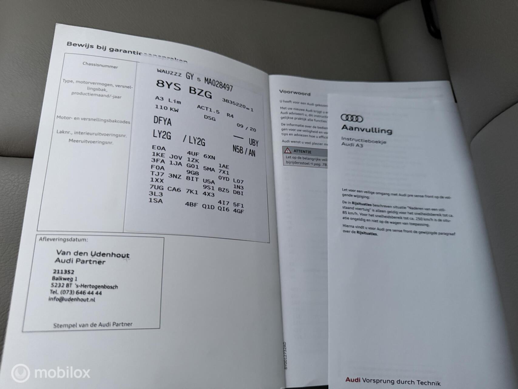 Foto van Audi A3 Limousine