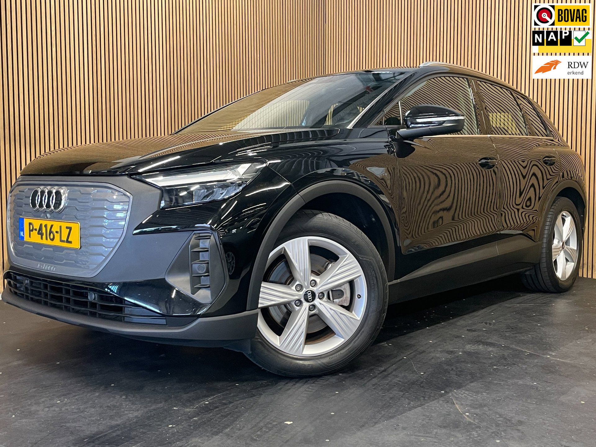 Audi Q4 40 E-tron 40|77 kWh|90% SOH|ACC|APPLE CARPLAY|CLIMATE+CRUISE CTRL|ELEK.TREKHAAK|SONOS|STOELVERWERW.|NL|NAP|INCL.BTW|1e EIG.| 2022 - voorkant