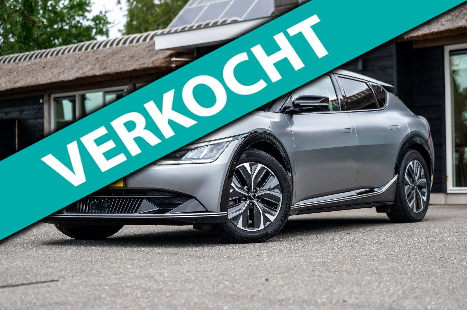 Kia Ev6 Plus 77.4 kWh Soh 100% I Trekhaak I Vol Leder I Adaptive Cruise I Meridian I Driving Assist I Moonscape I BTW Auto 2022 - voorkant