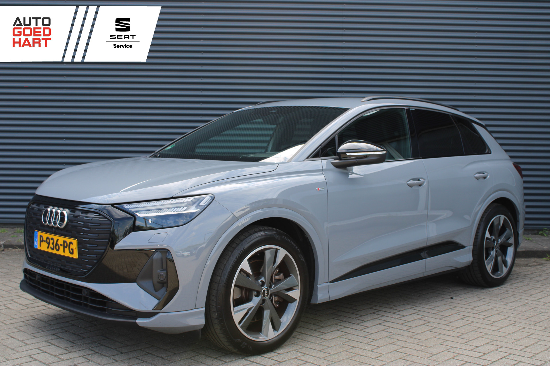 Audi Q4 40 E-tron 40 Launch Edition S Competition 77 kWh Sonos Head-Up Adaptive-Cruise 2022 - voorkant