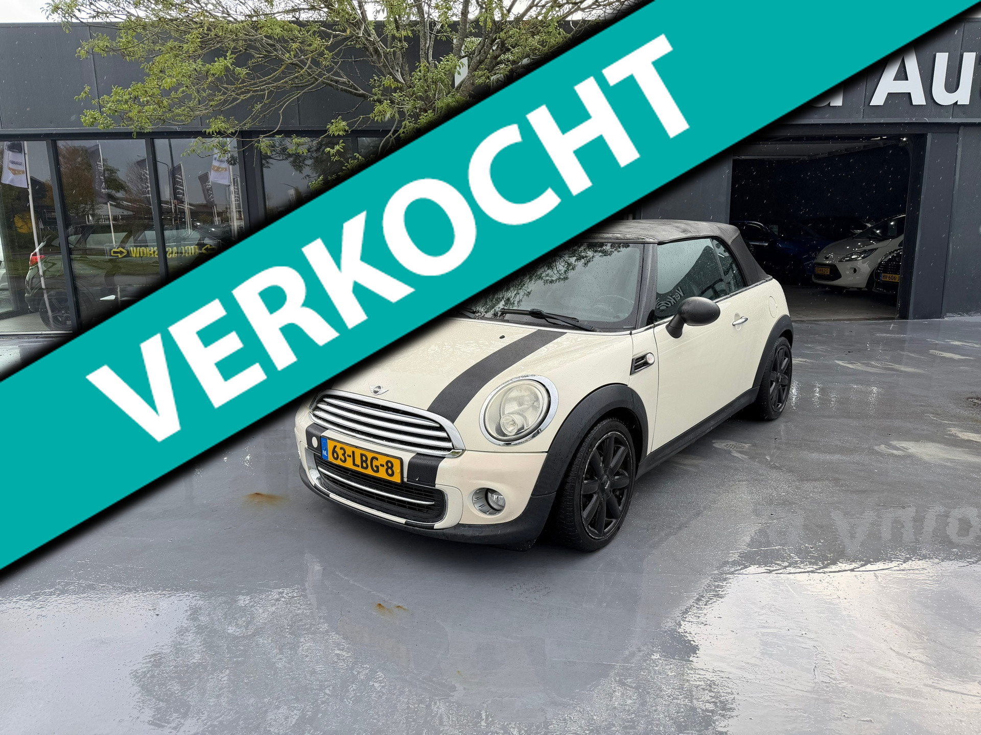 Mini One Cabrio 1.6 One Pepper/ cabrio/airco/leder/NAP/Stoelverwarming/6 maanden garantie 2010 - voorkant