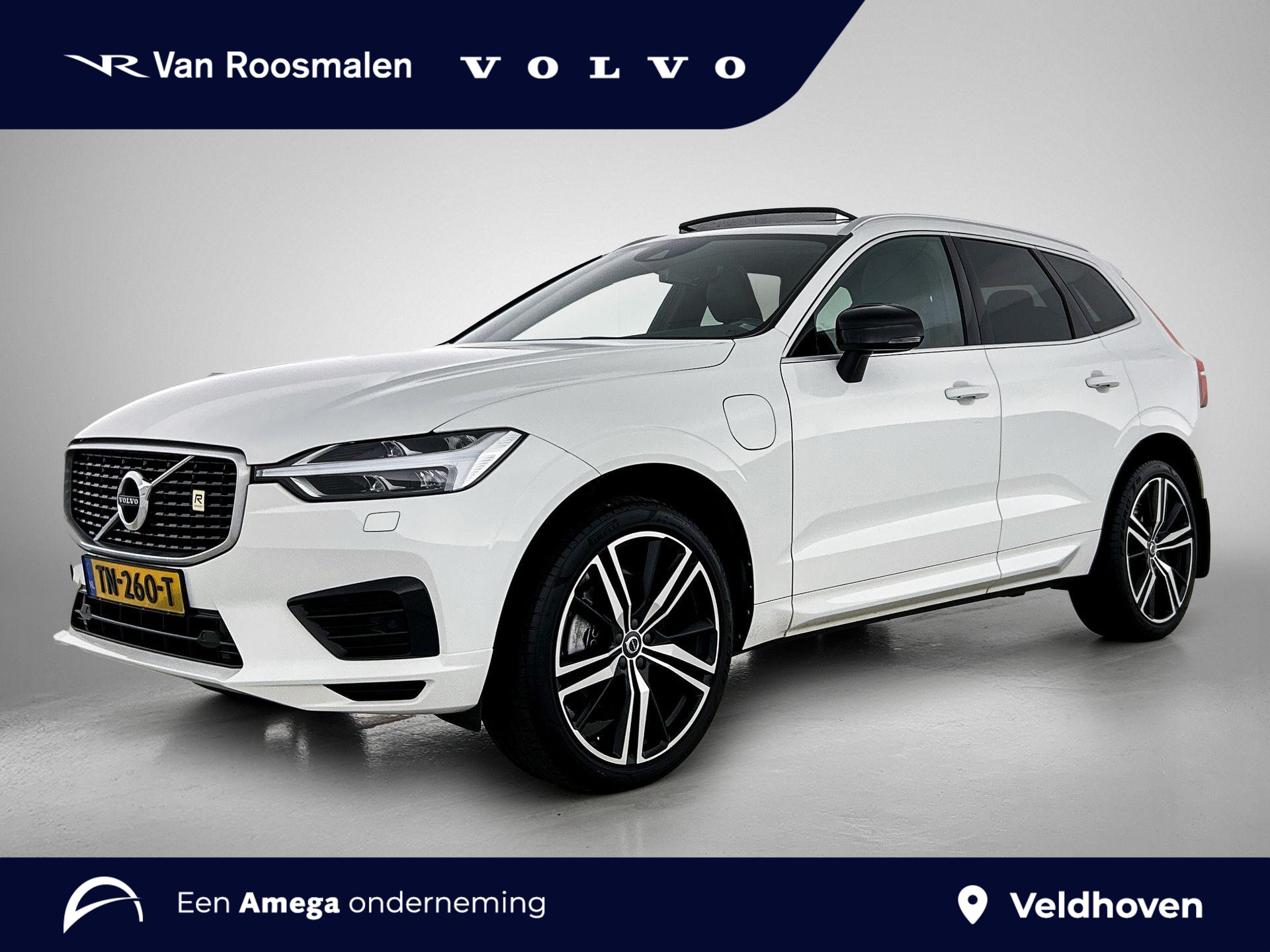 Volvo Xc60 T8 Twin Engine T8 R-Design | Trekhaak | 21 inch | Pano | Alarm | Pilot Assist | 2018 - voorkant