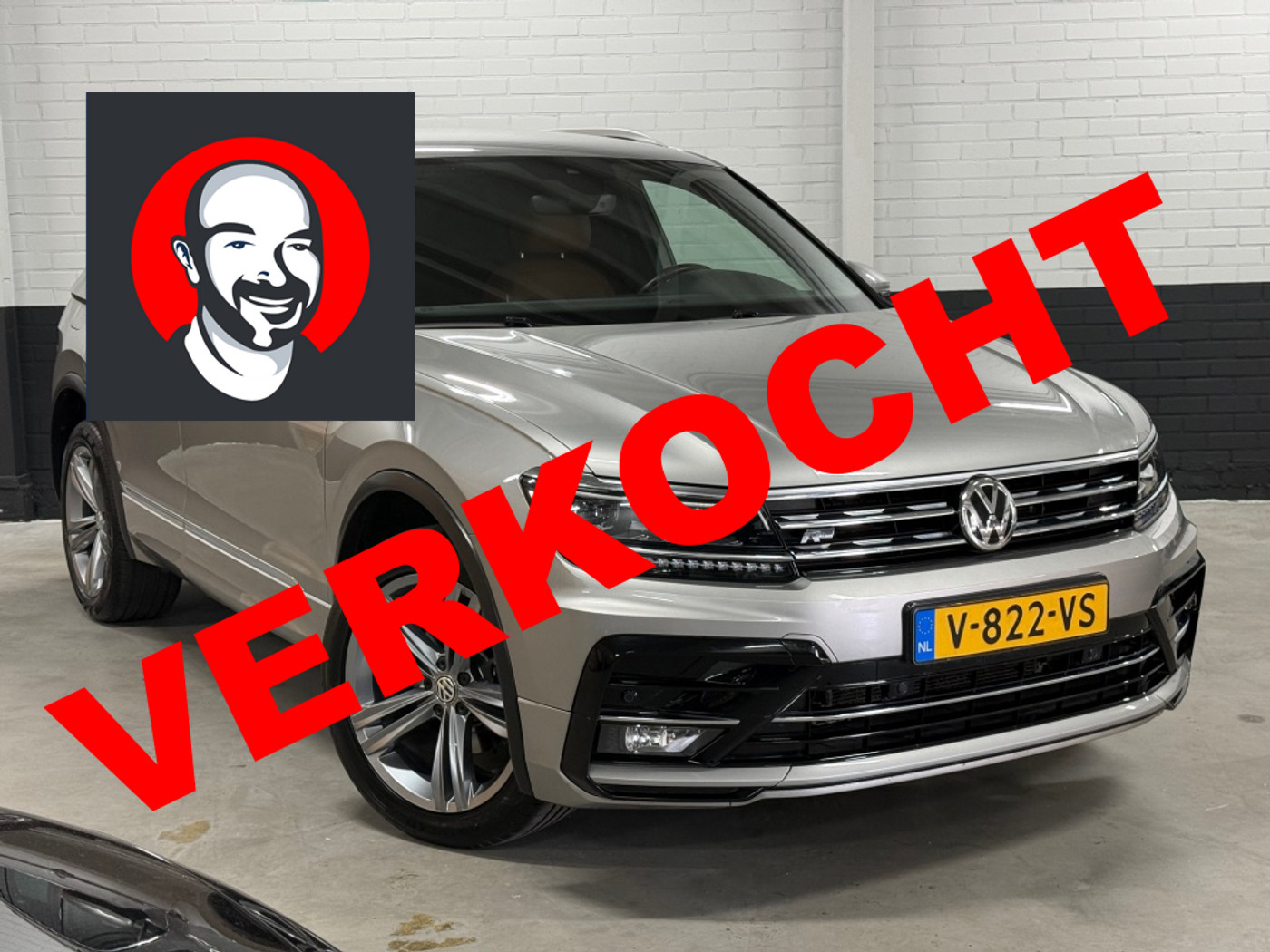 Volkswagen Tiguan 2.0 TDI 4 Motion 1e Eigenaar, 2x R-Line, Leer, Sublieme staat! N 2019 - voorkant
