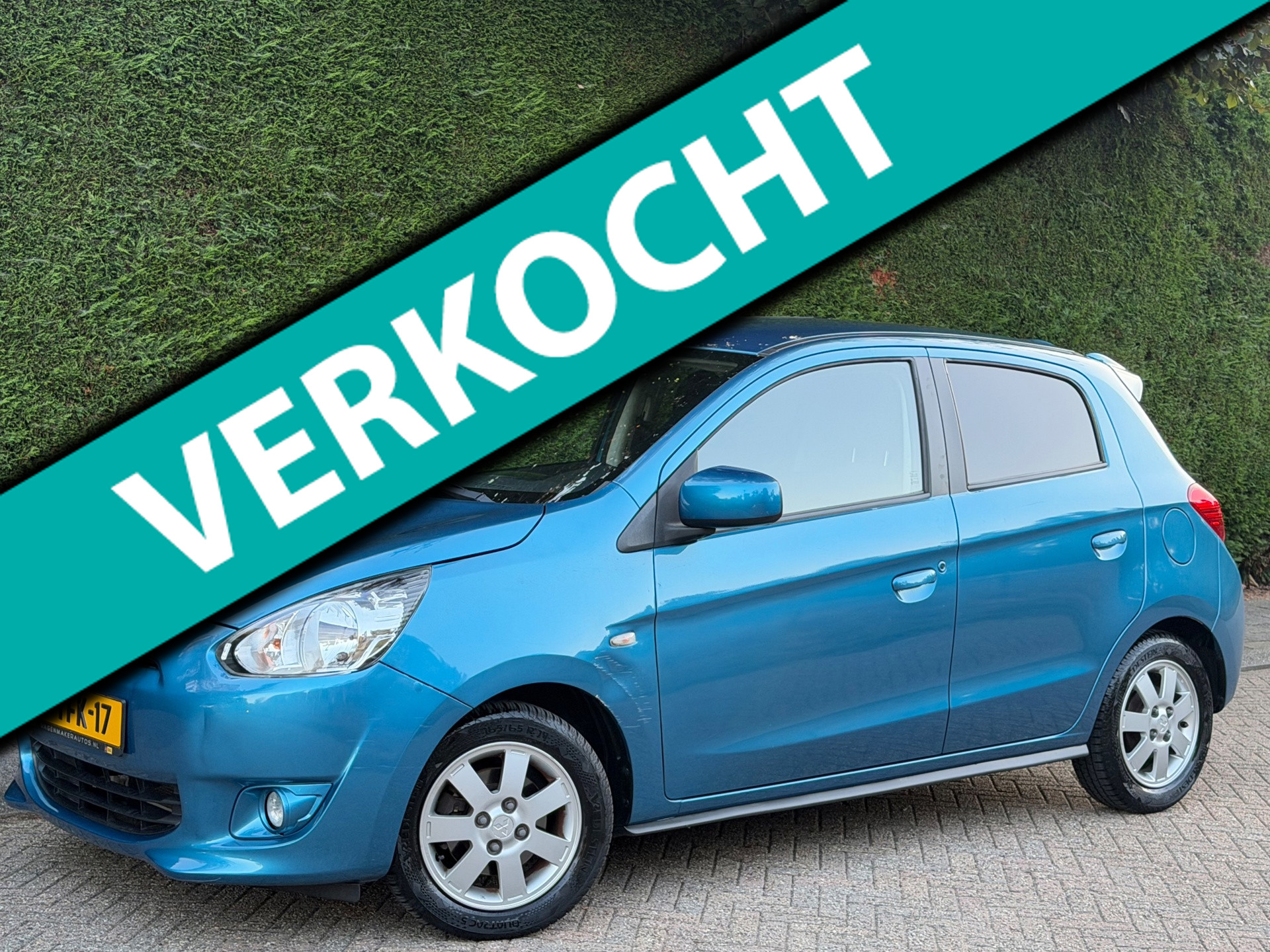 Mitsubishi Mitsubishi Space Star 1.0 RIJDSUPER!/NLAUTO!/AIRCO/NAVI/CLIM 2014 - voorkant