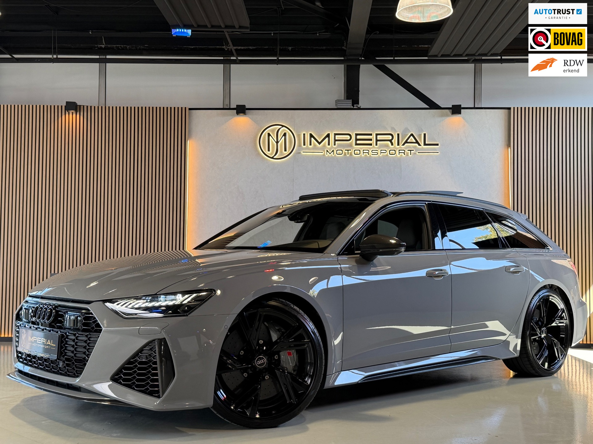 Audi RS 6 Avant RS6 TFSI quattro Pano|Keramisch|Carbon|HUD|B&O 2023 - voorkant