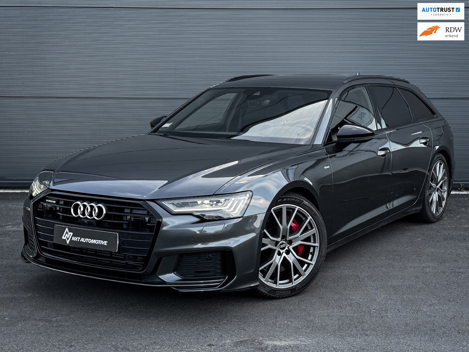 Audi A6 Avant 55 TFSI E 55 TFSI-e quattro Competition S-Line, HUD, Matrix, ACC, Stoelverwarming, Leder 2021 - voorkant