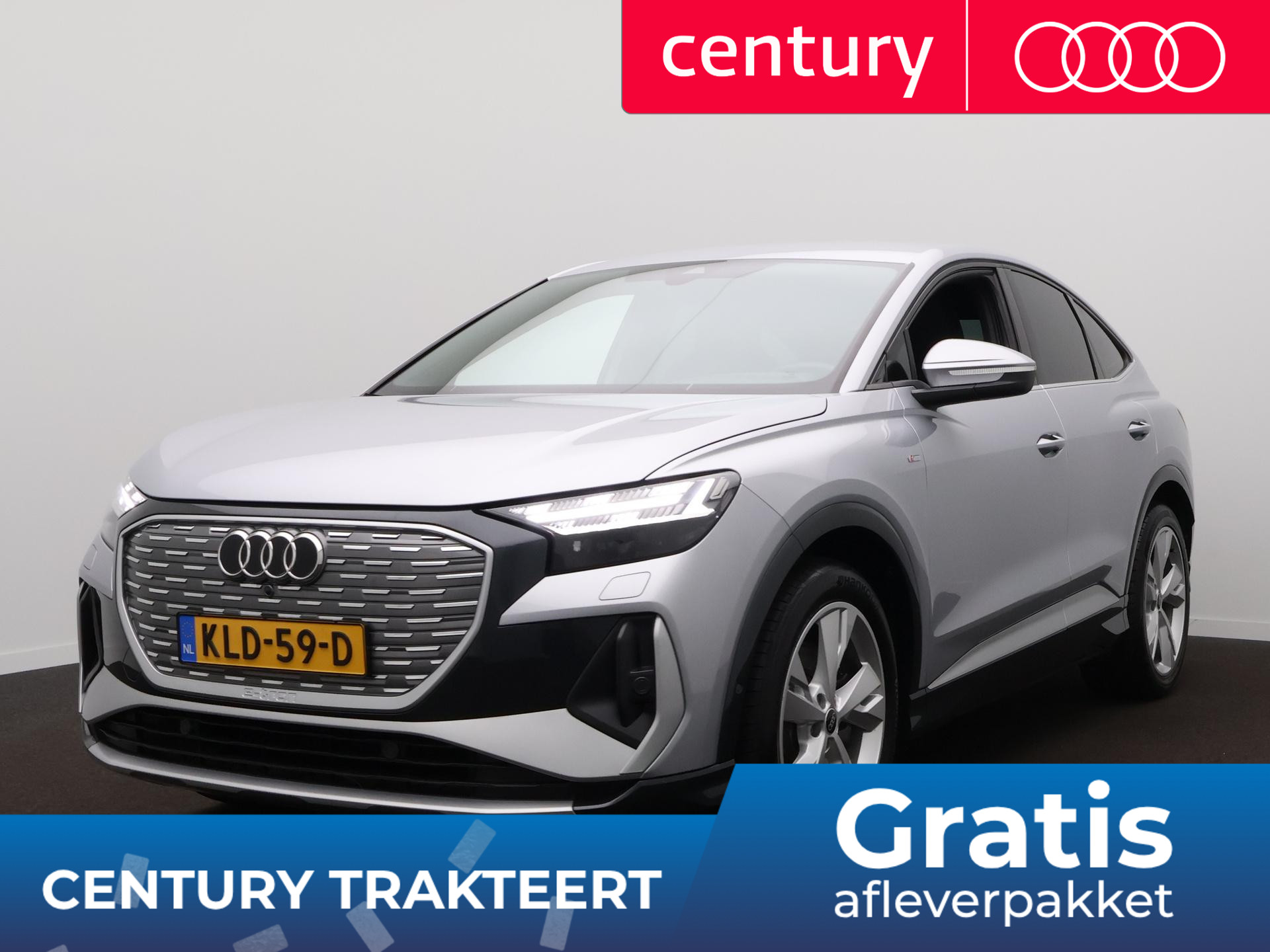 Audi Q4 Sportback 45 E-tron 45 quattro S edition 77 kWh 2023 - voorkant