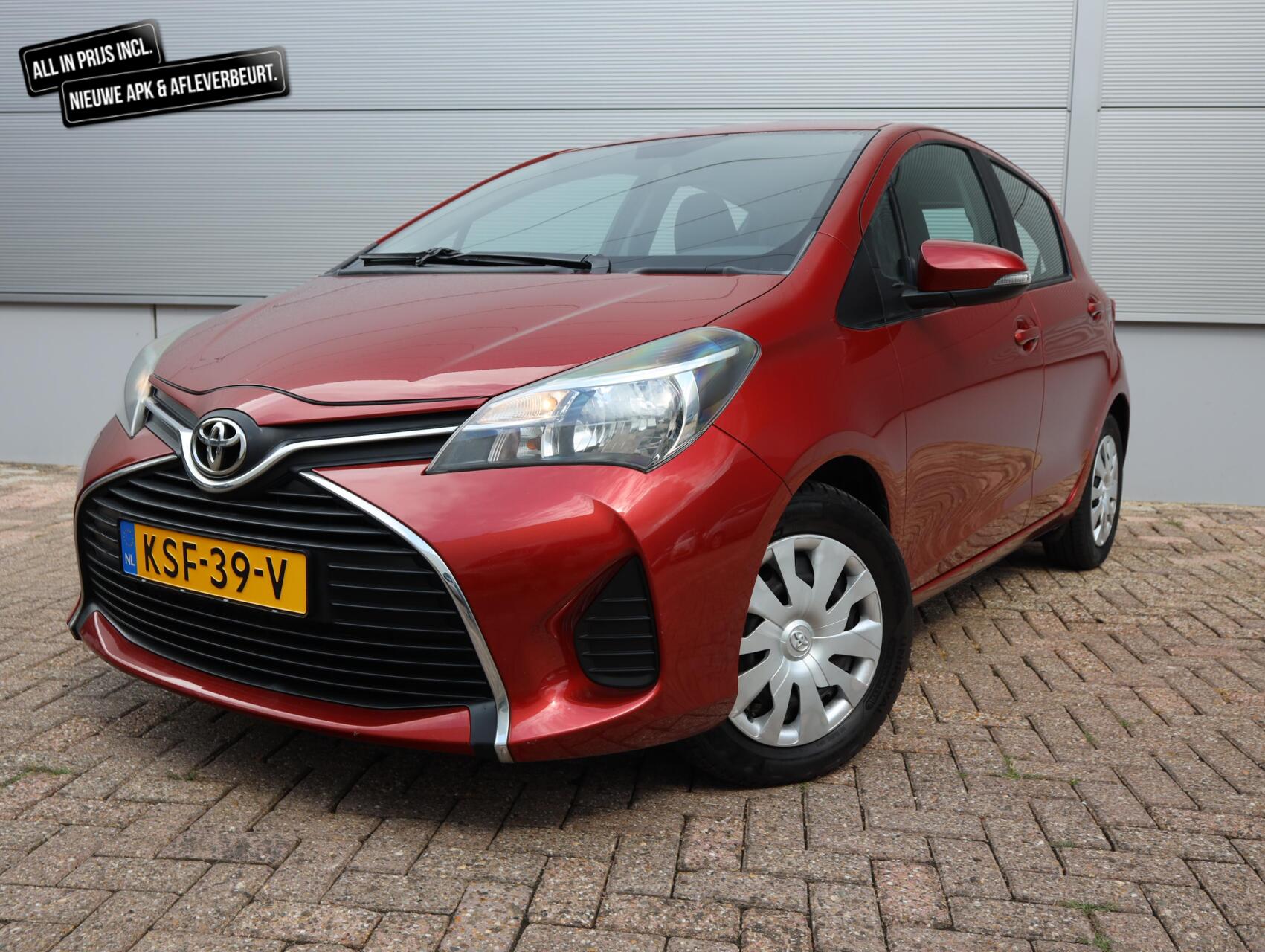 Toyota Toyota Yaris 1.0 VVT-i Trend (Vol Opties) 100% Onderhouden 2015 - voorkant