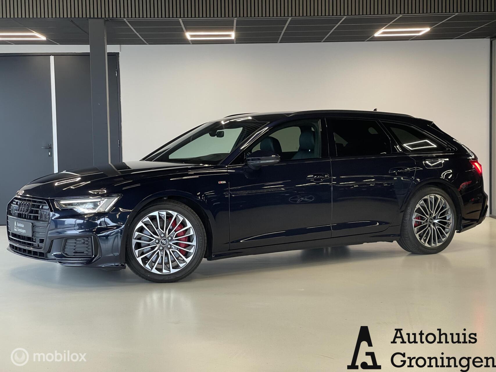 Audi A6 Avant 55 TFSI e quattro S line | HUD | ACC | Trekhaak | Memory | 89.159 KM 2023 - voorkant