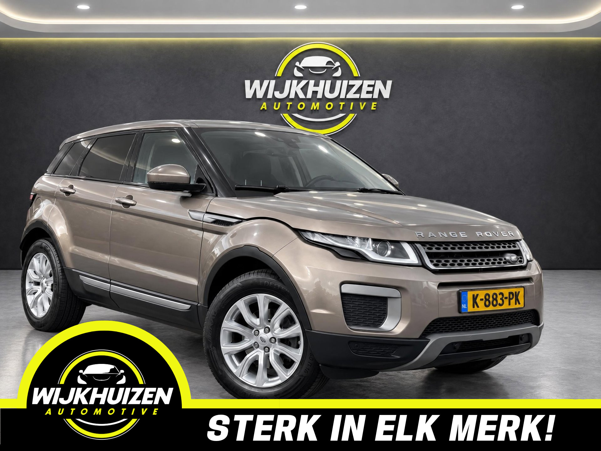 Land Rover Range Rover Evoque 2.0 TD4 Pure Automaat met Panorama dak !!! Leder !!! Luxe uitvoering !!! 2015 - voorkant