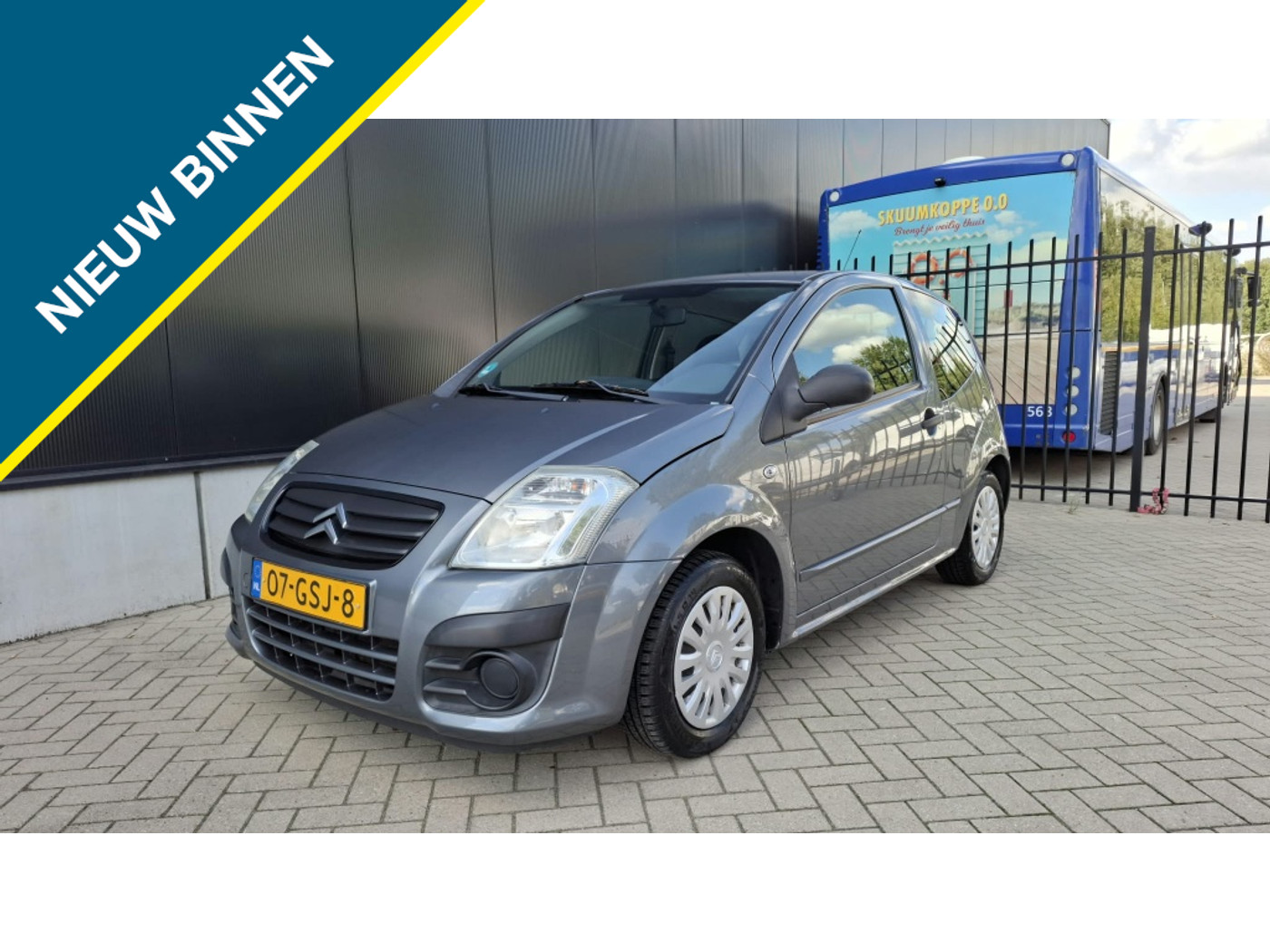 Citroen C2 NAP Airco IJskoud D-riem vervangen 2008 - voorkant