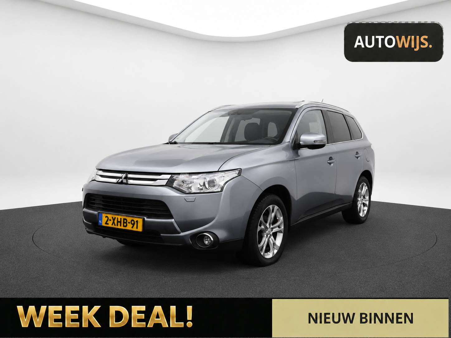 Mitsubishi Mitsubishi Outlander 2.0 Instyle+|7-PERSOONS|AUT|LEDER|AUT|CAMERA|NL AUTO|TREKHAAK|PANO 2014 - voorkant