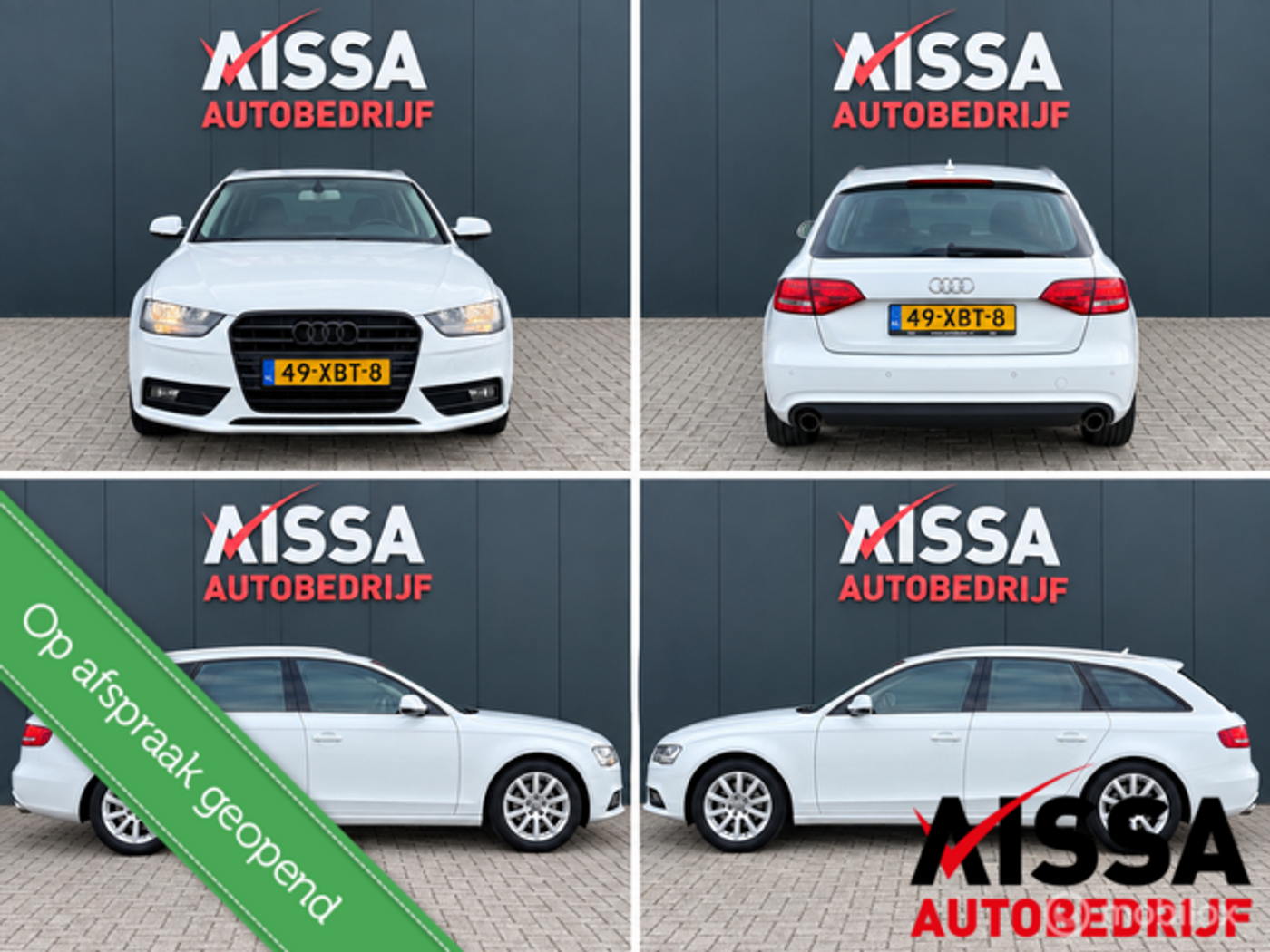 Audi A4 Avant 1.8 TFSI Pro Line Business Automaat Navi Cruise Clima Trekhaak Pdc 2012 - voorkant