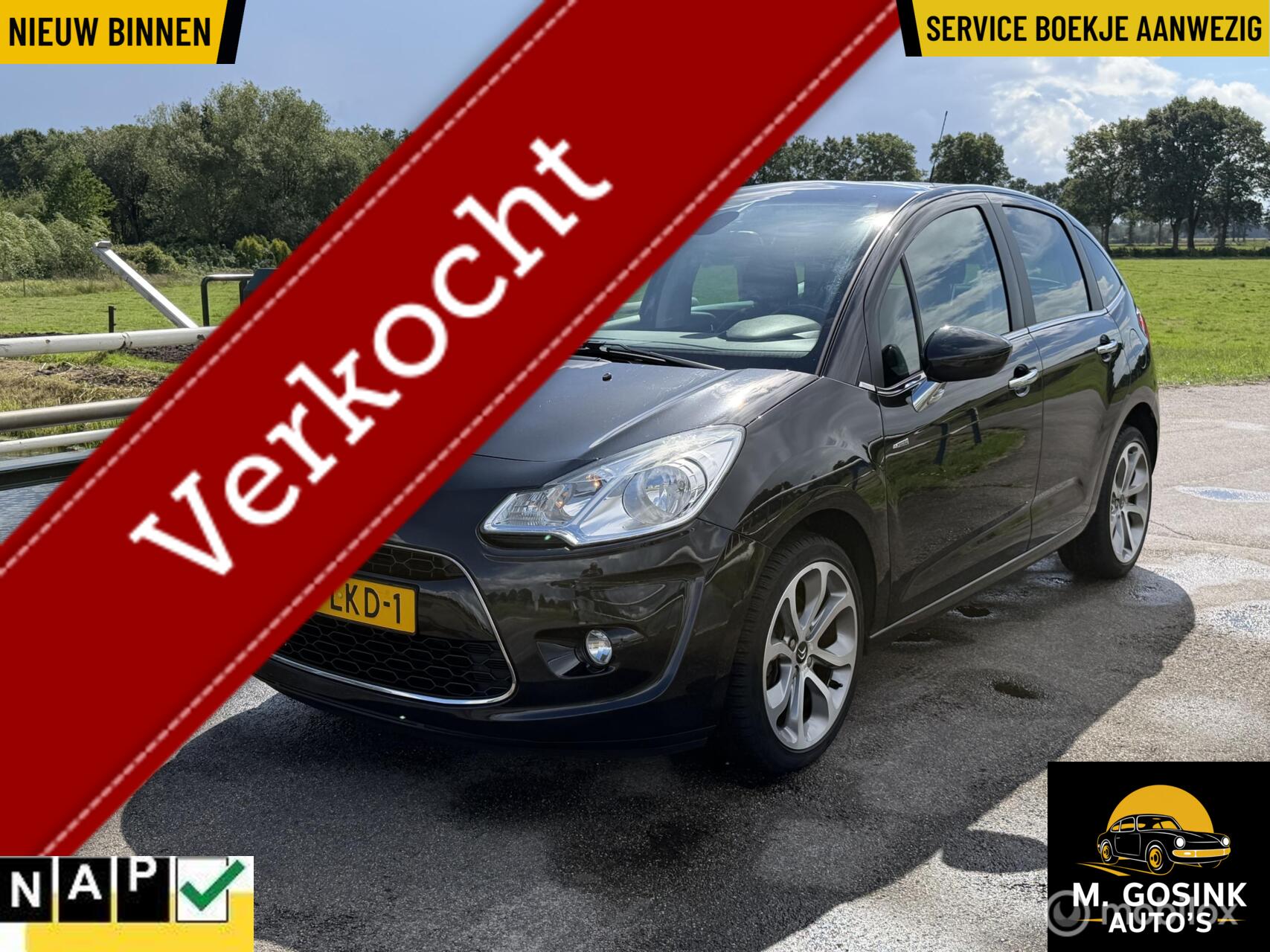Citroen C3 1.6 VTi Exclusive Panoramische voorruit Airco Nap 2010 - voorkant