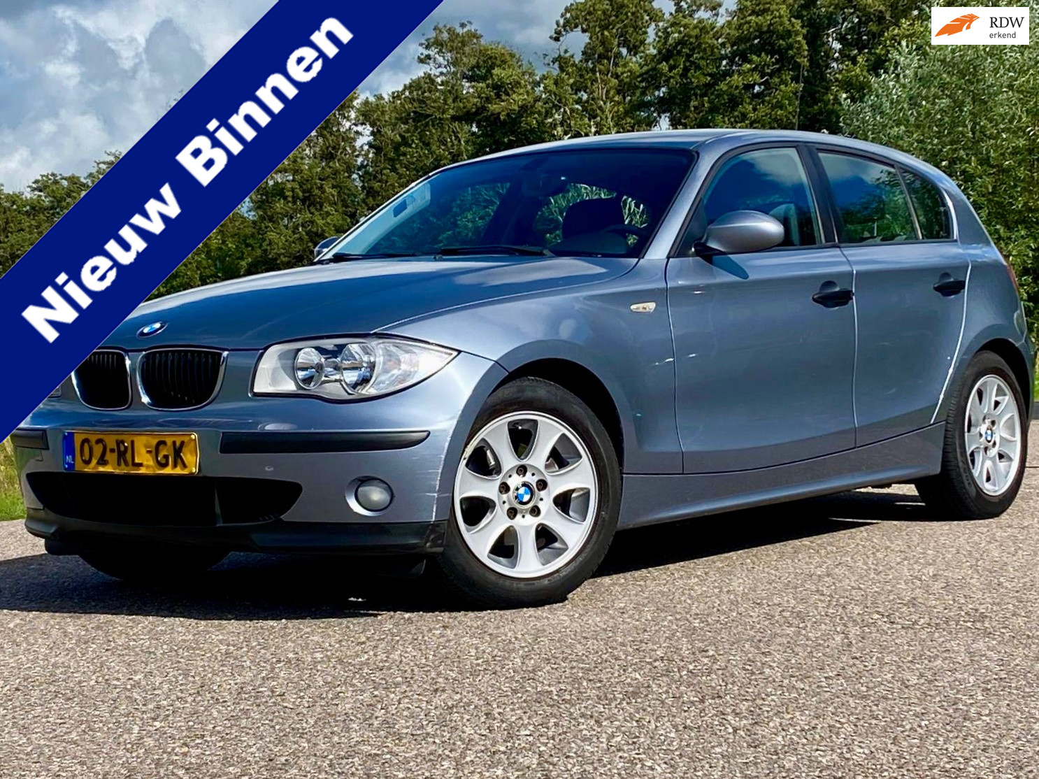 BMW 1er Reihe 118i Automaat 5DRS AIRCO Cruise Controle 129PK NAP Goed Onderhouden 2005 - voorkant