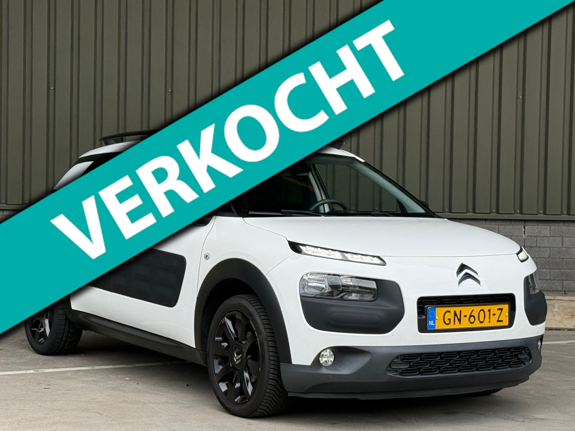 Citroen C4 Cactus 1.2 e-VTi Shine Automaat / leer / stoelverwarming 2015 - voorkant
