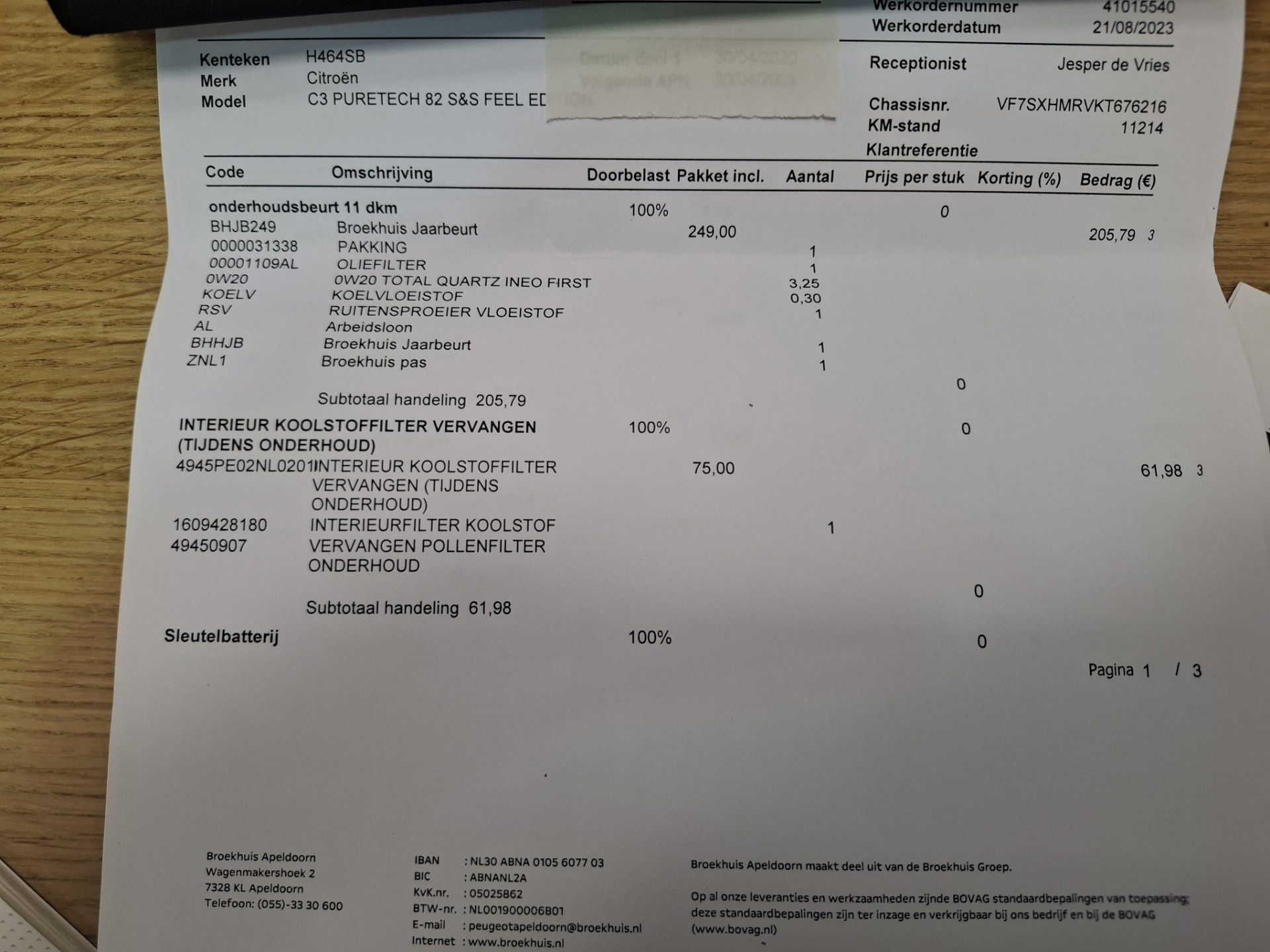 Foto van Citroen C3