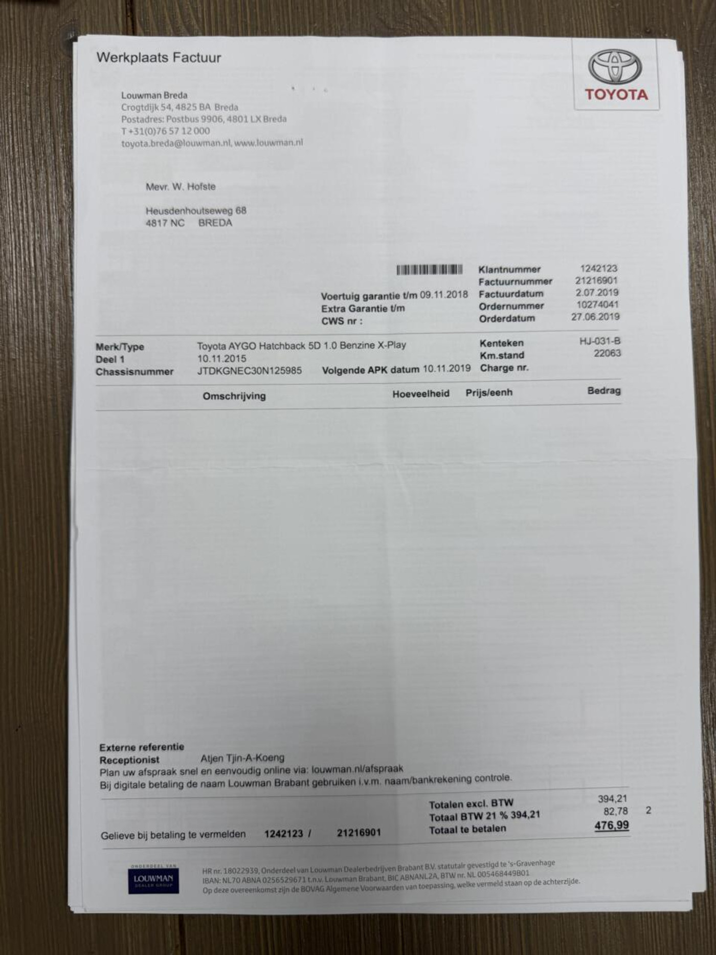 Foto van Toyota Toyota Aygo