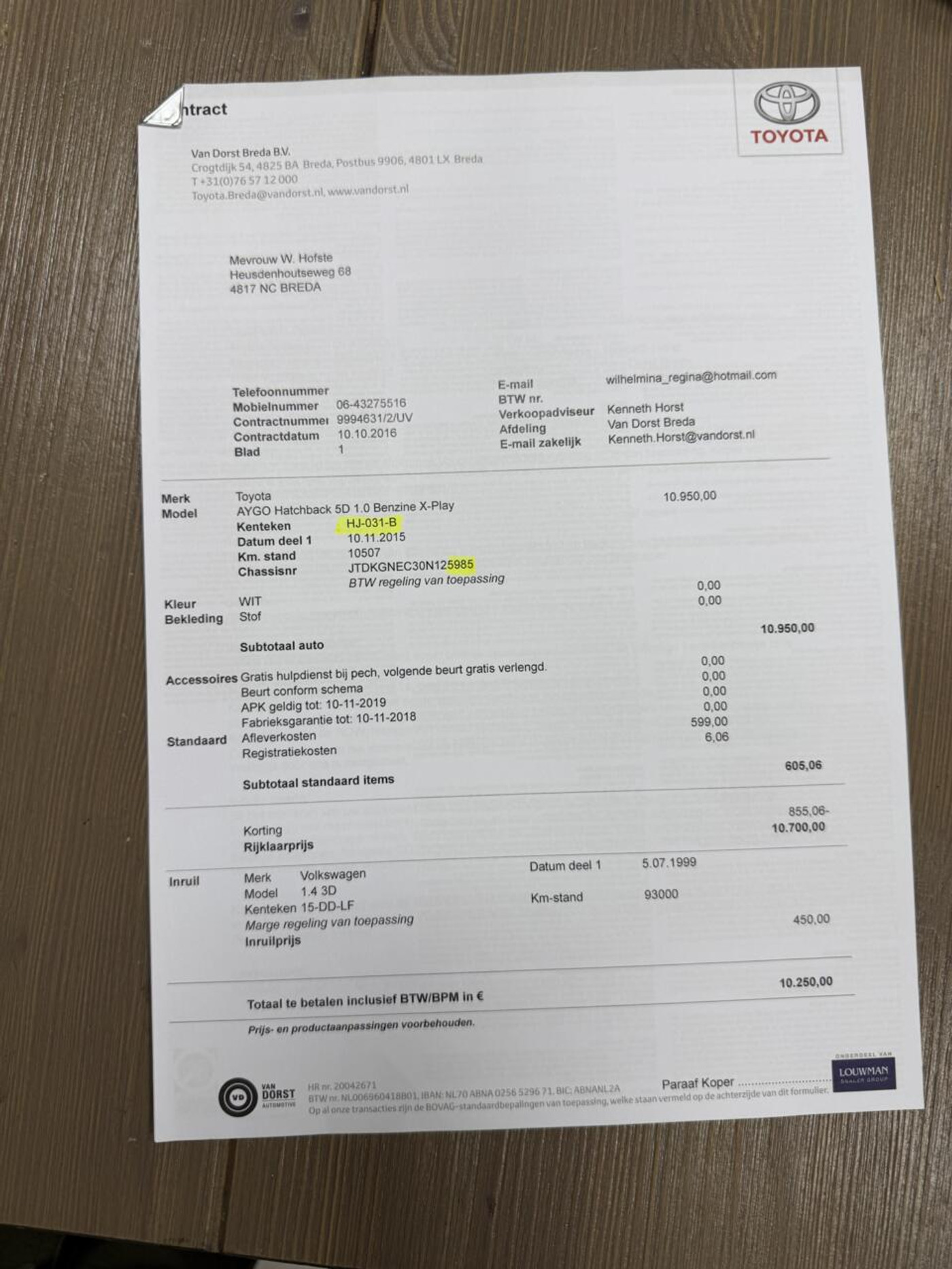 Foto van Toyota Toyota Aygo