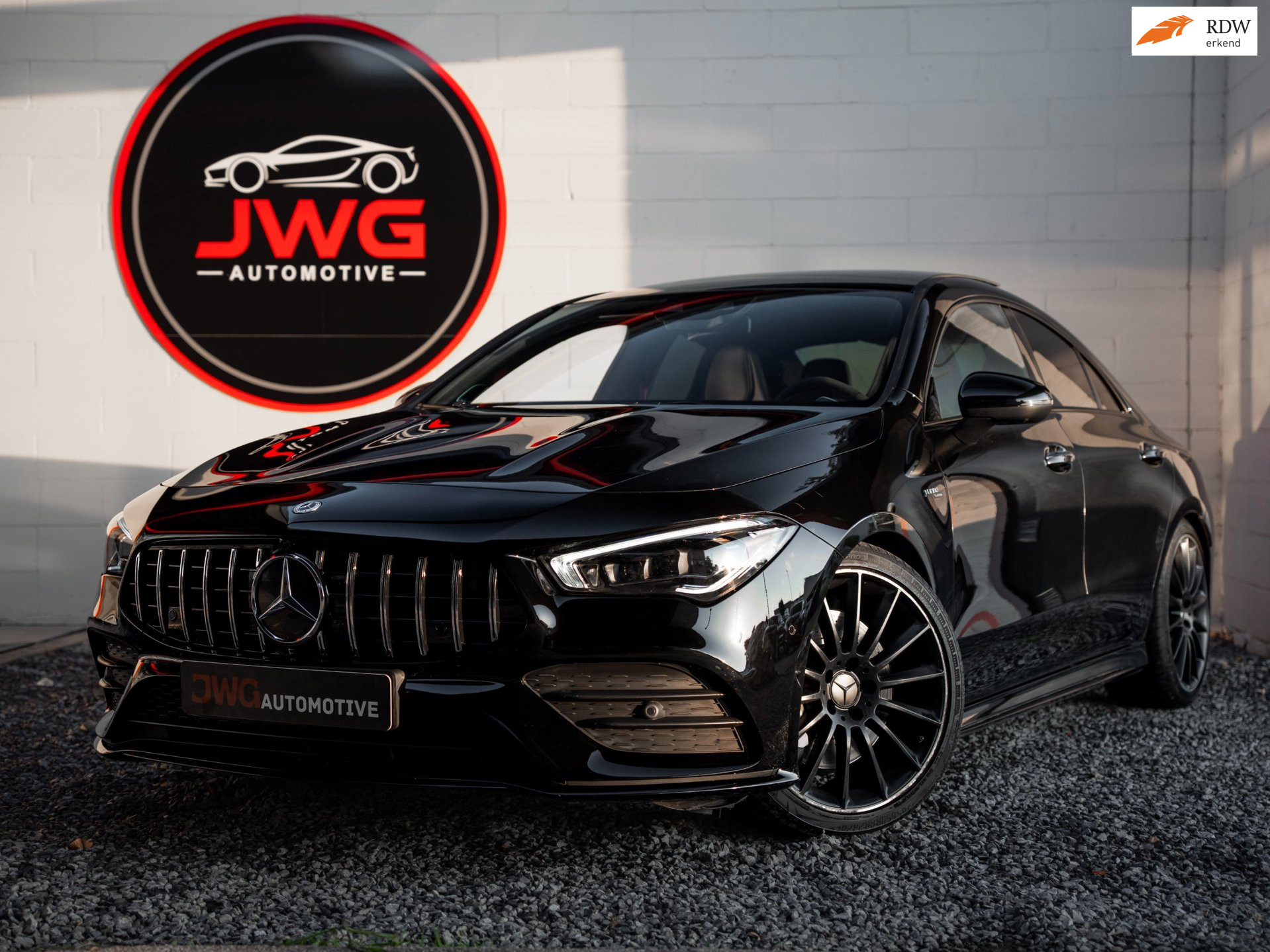 Mercedes-Benz AMG Cla 35 AMG 35 4MATIC Pano/Schaal/Perf stuur/Memory/Burmester 2019 - voorkant