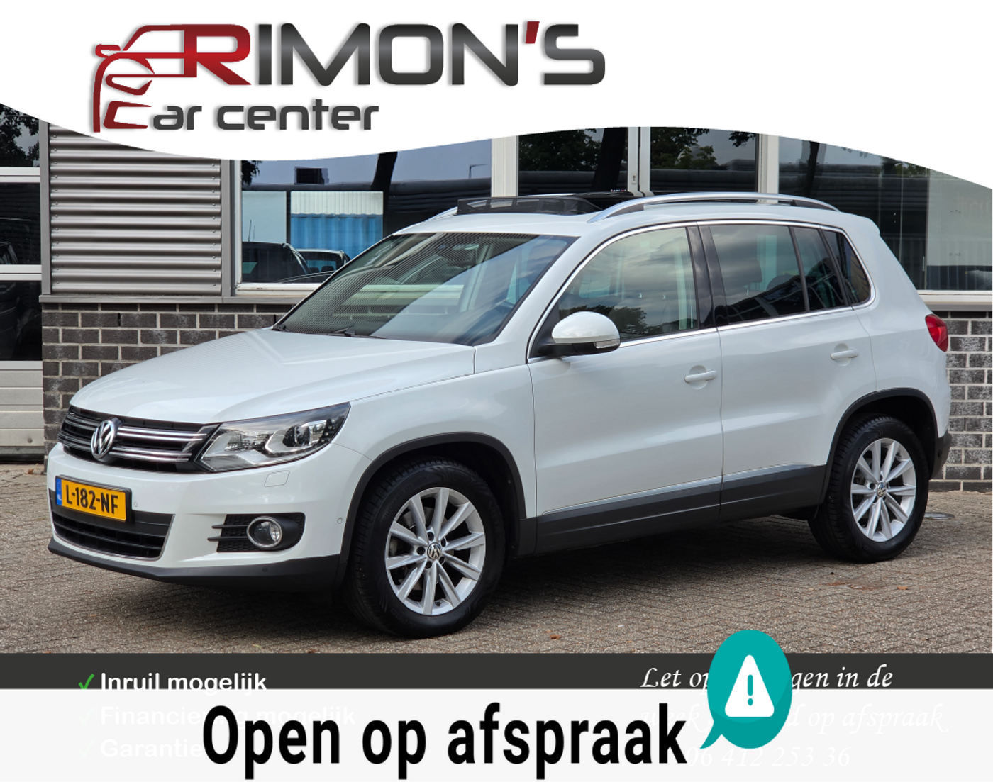 Volkswagen Tiguan 1.4 TSI Sport&Style Pano Leder Navi Trekhaak 2015 - voorkant