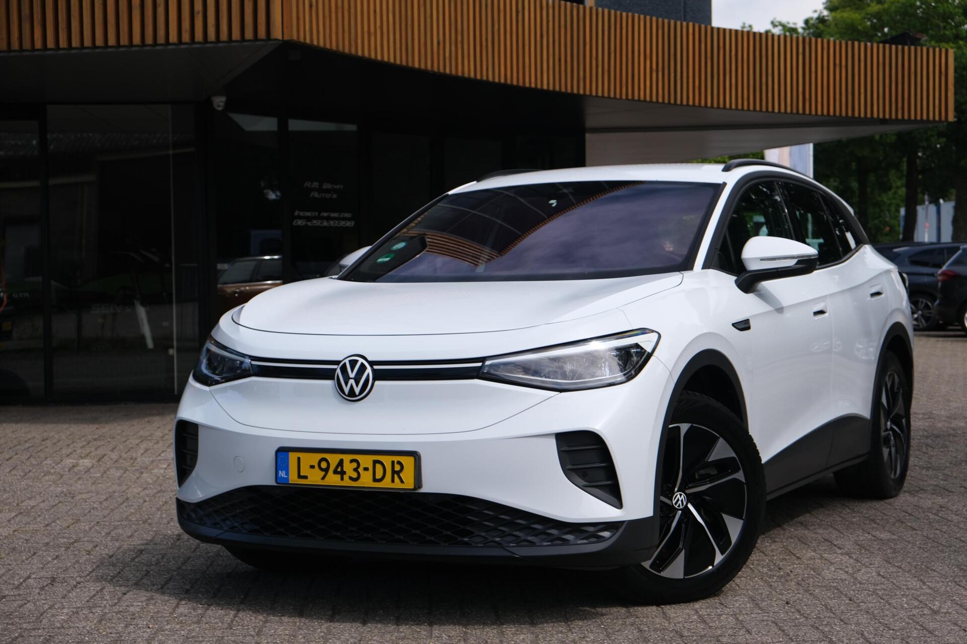 Volkswagen Id.4 Pro 150 KW Pro 77 kWh|Rijklaar!|SoH90%|ACC|Trekhaak|StuurwielverwarmingCarplay|Sfeerverlichting|AndroidAuto|PDC|Winterpakket 2021 - voorkant