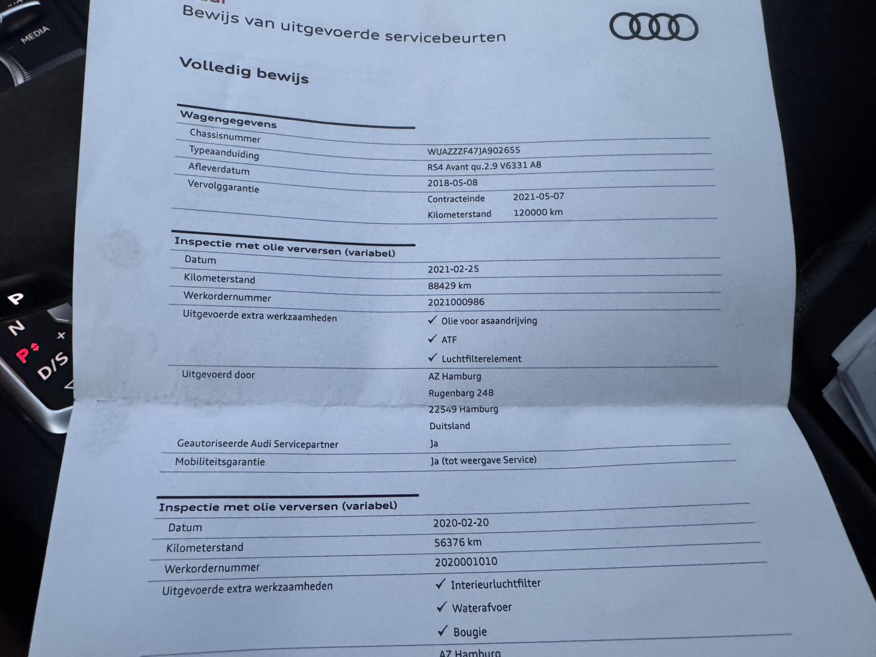 Foto van Audi RS 4 Avant
