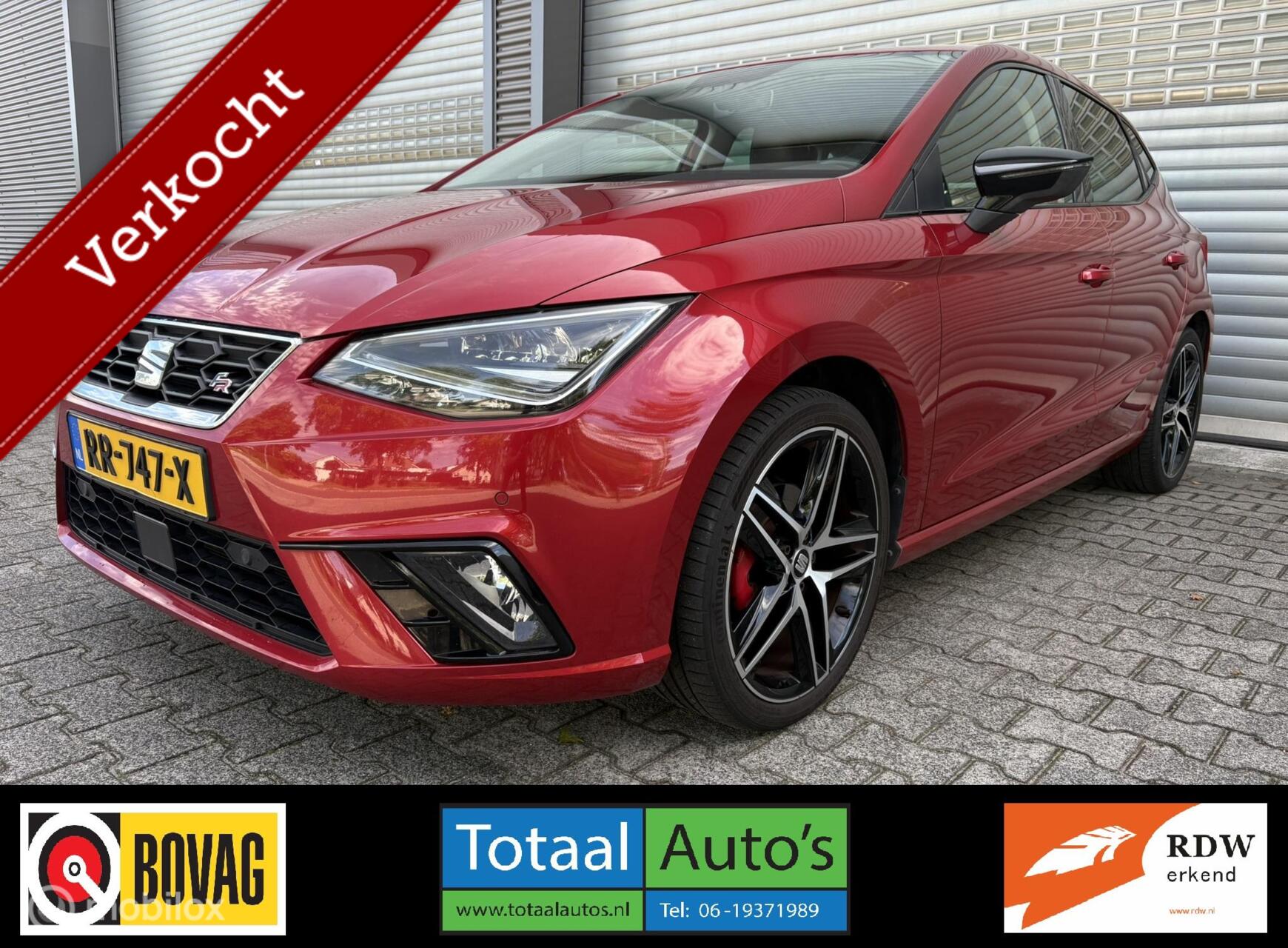 Seat Ibiza 1.0 TSI FR Business Intense*NAVI*CRUISE*STOELV. 2017 - voorkant