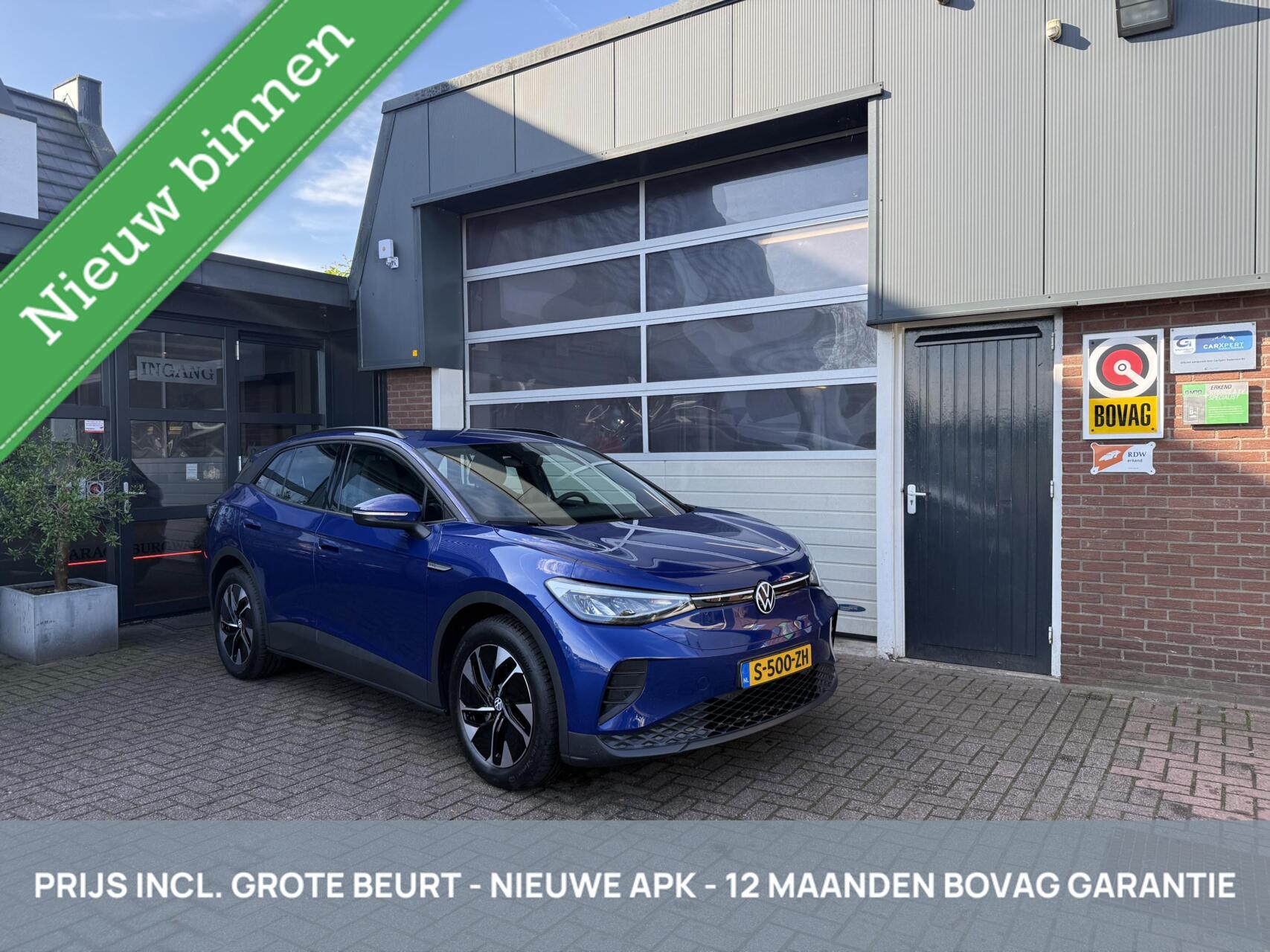 Volkswagen Id.4 Pro 128 KW Pro 77 kWh SOH 97.3% 21.000KM!! WARMTEPOMP *ALL-IN PRIJS* 2023 - voorkant