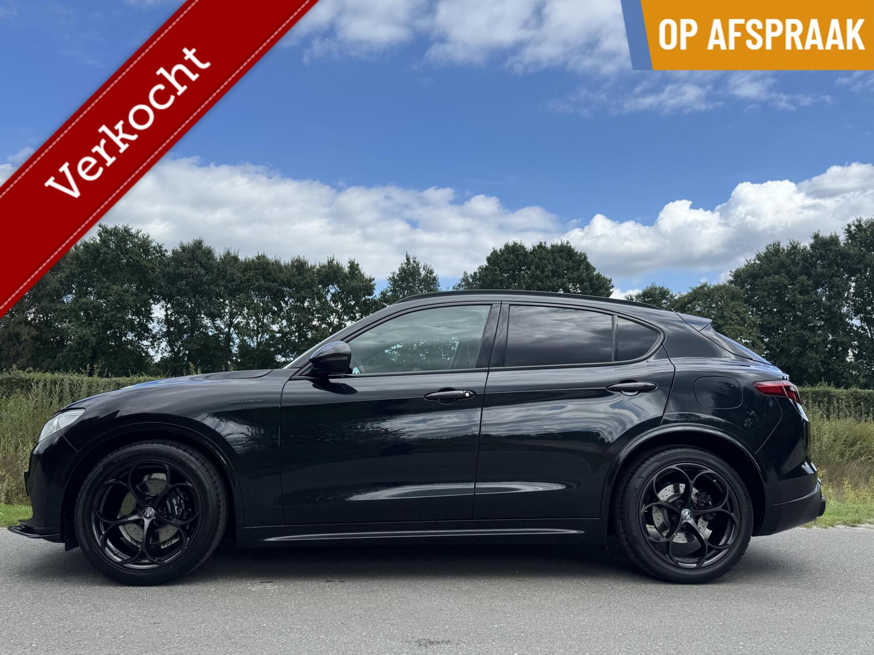 Alfa Romeo Stelvio 2.0t Q4 310pk Veloce, Liefhebbers auto!! 2018 - voorkant