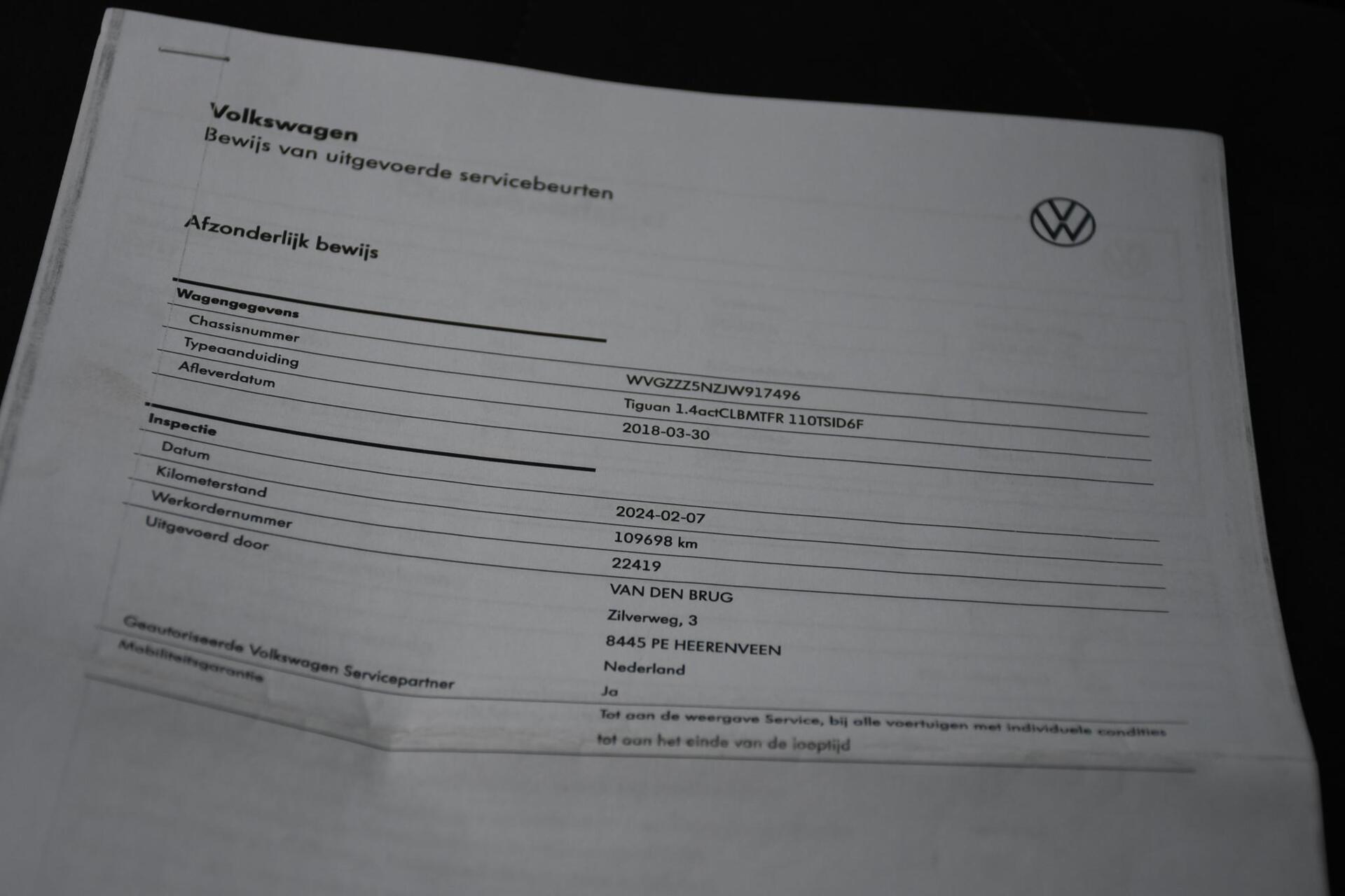 Foto van Volkswagen Tiguan